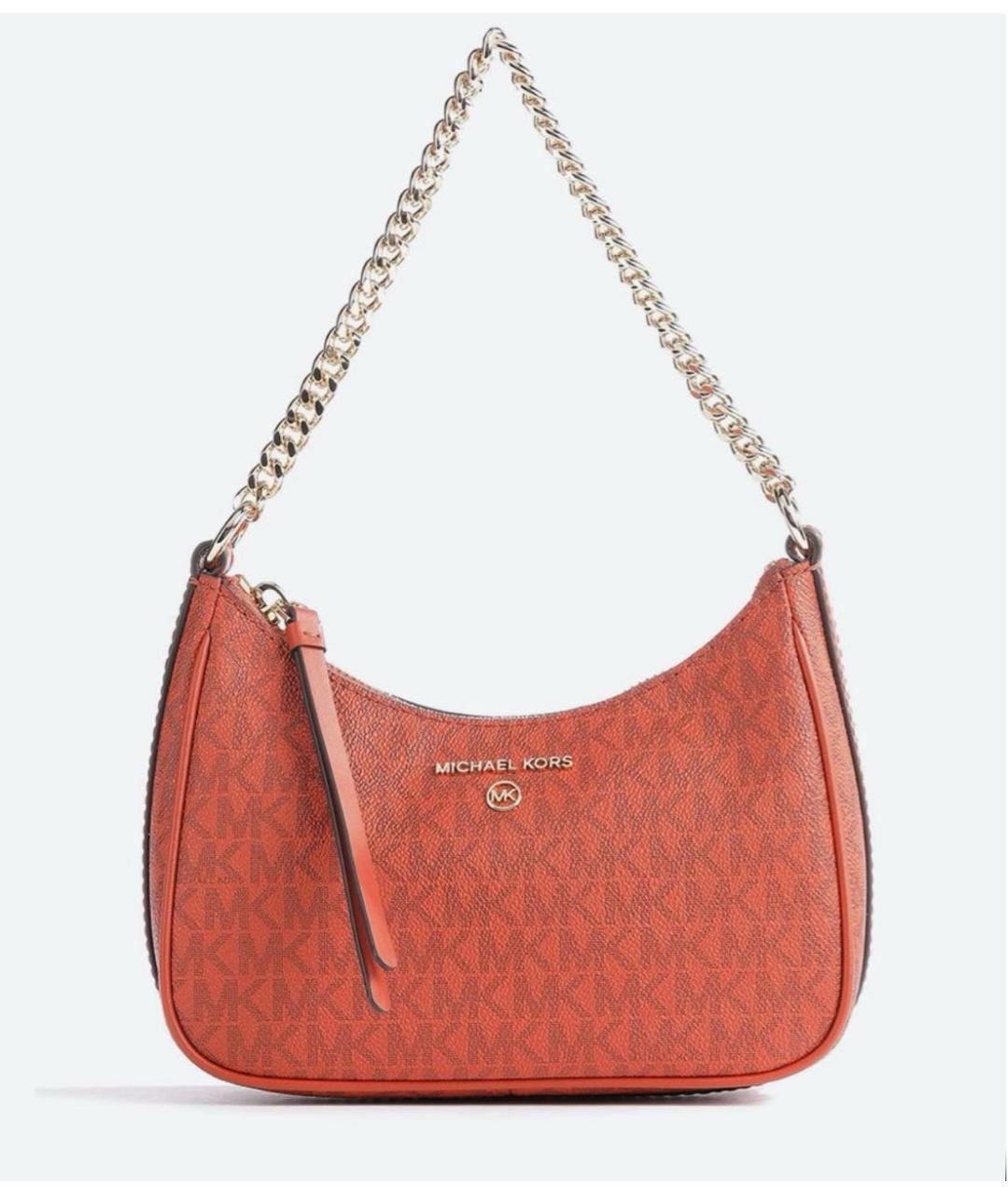 MICHAEL KORS Красная сумка с короткими ручками из искусственной кожи, фото 3