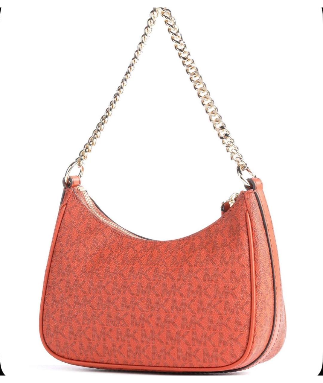 MICHAEL KORS Красная сумка с короткими ручками из искусственной кожи, фото 2