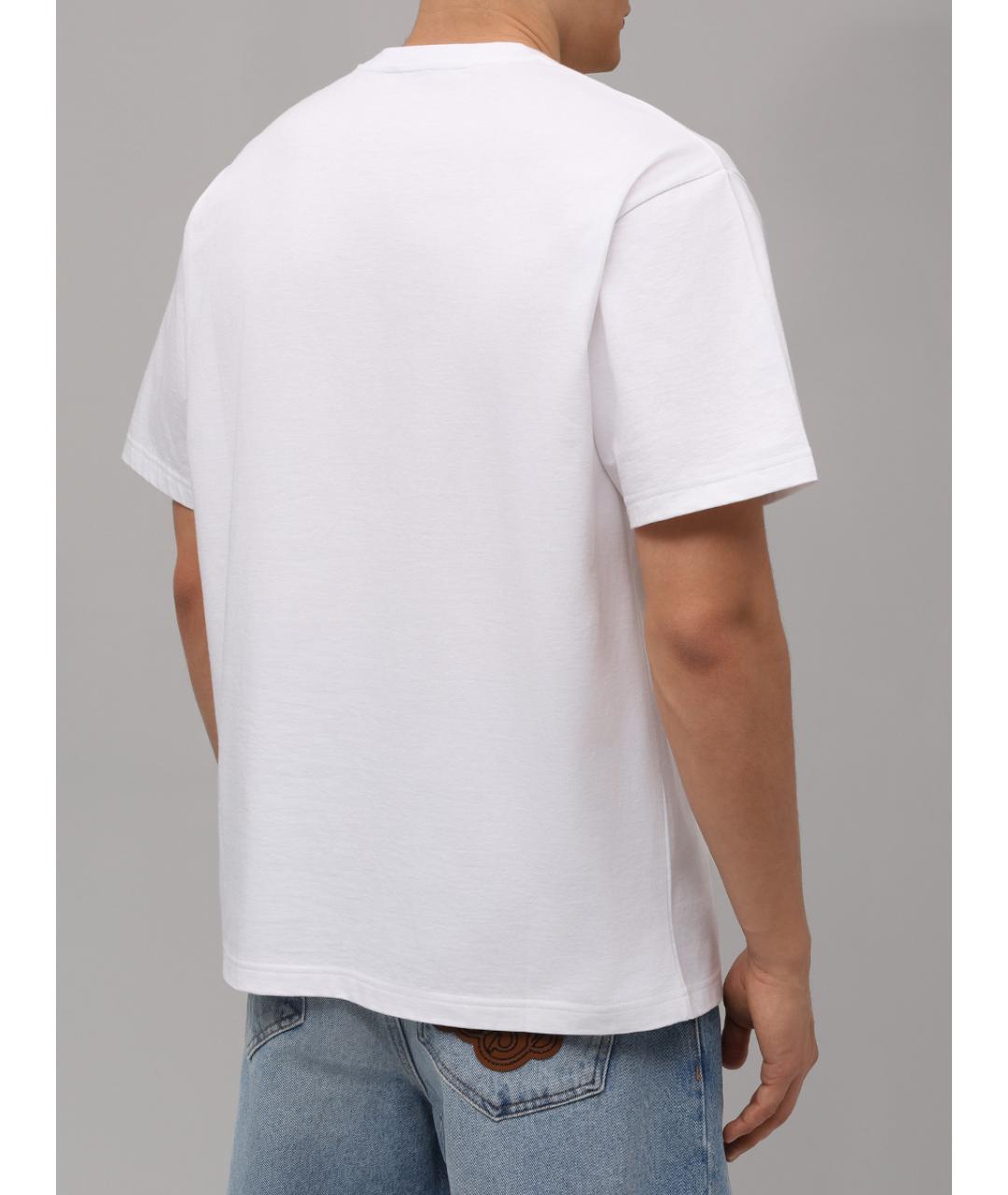 GUCCI Белая хлопковая футболка, фото 3