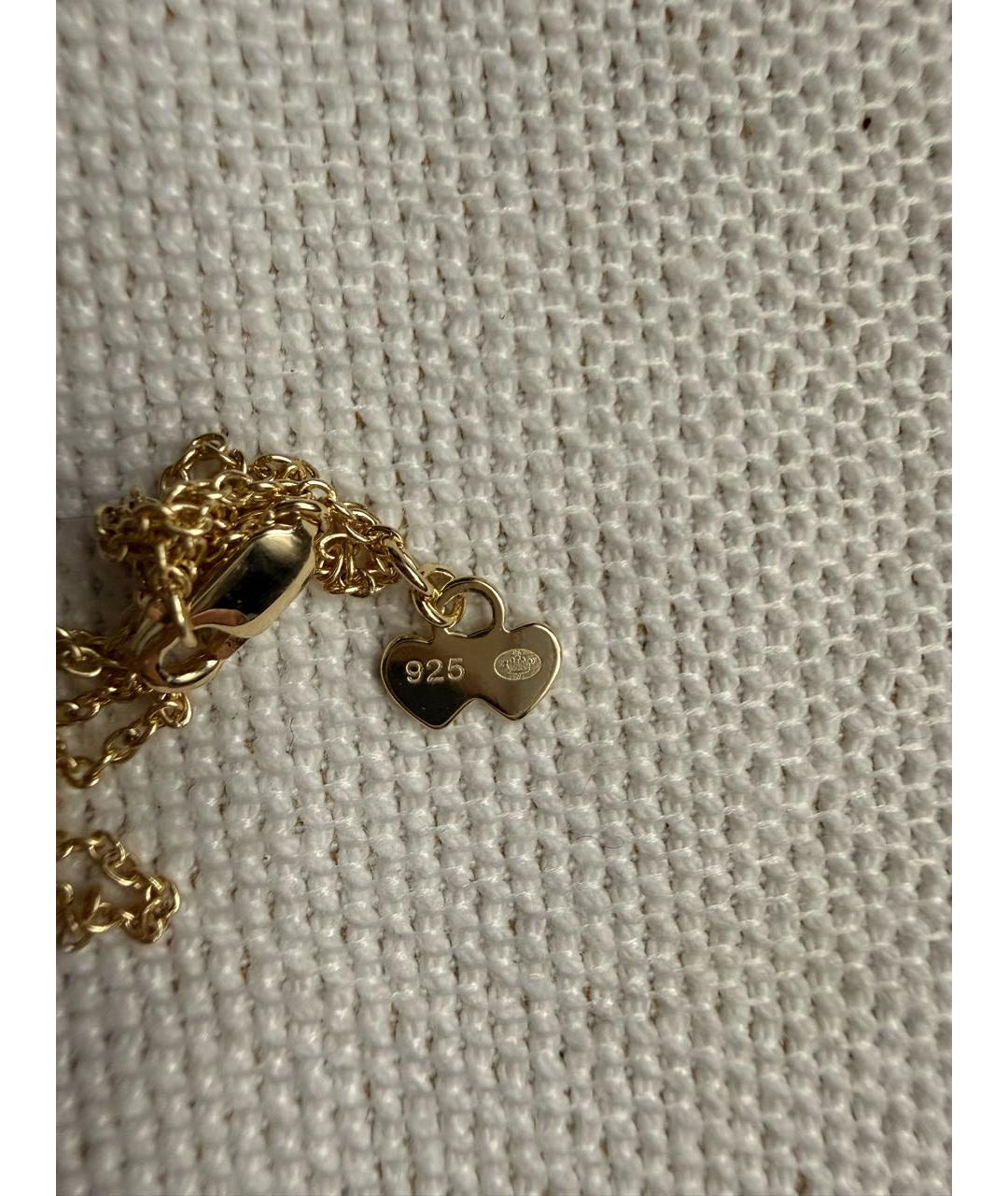 ZADIG & VOLTAIRE Золотое серебряное колье, фото 3