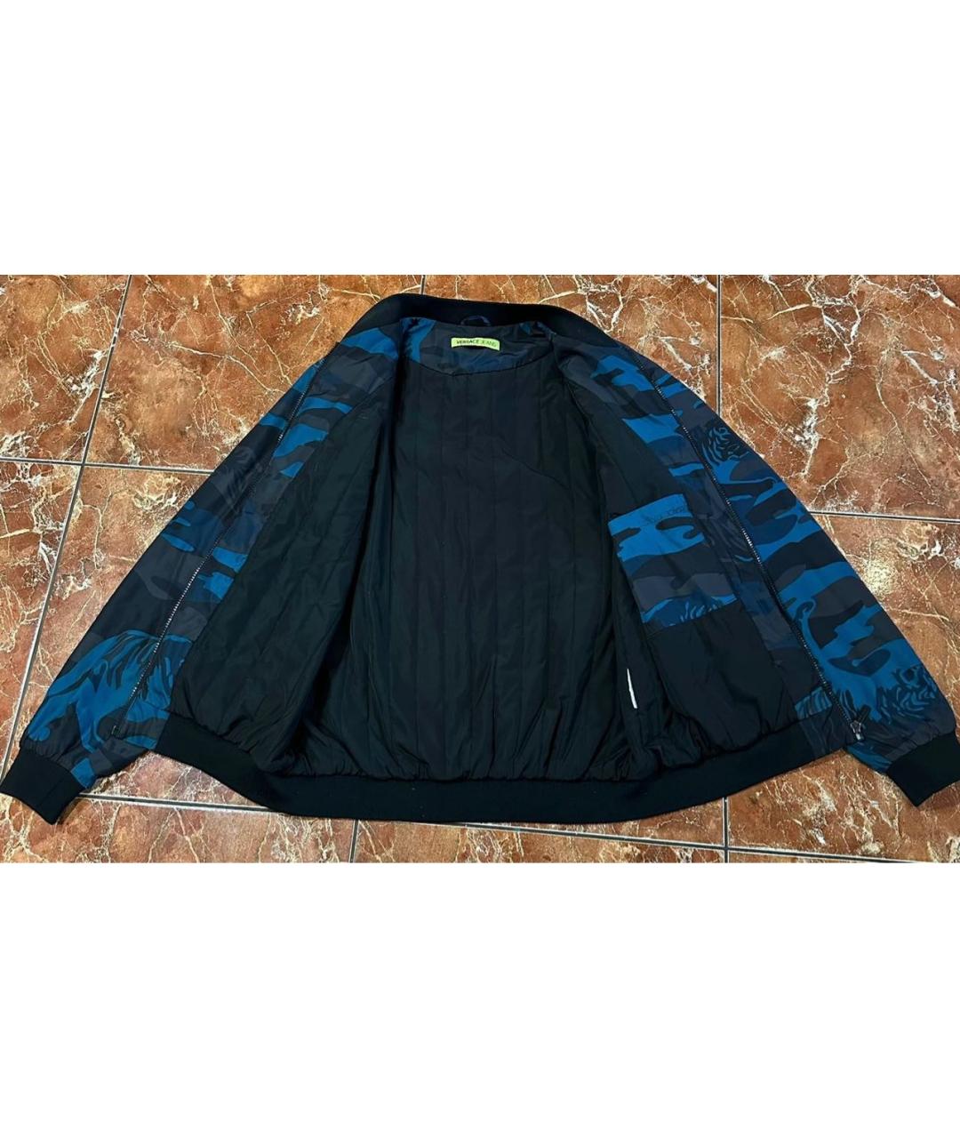 VERSACE JEANS COUTURE Мульти полиэстеровая куртка, фото 7