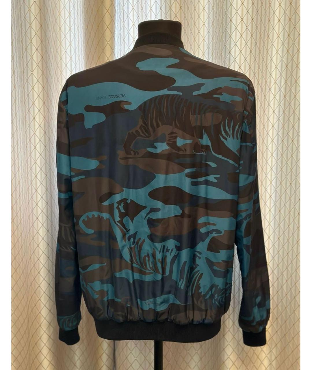 VERSACE JEANS COUTURE Мульти полиэстеровая куртка, фото 4