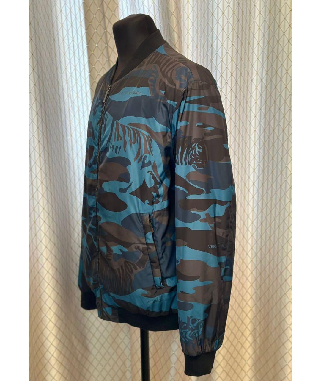 VERSACE JEANS COUTURE Мульти полиэстеровая куртка, фото 6