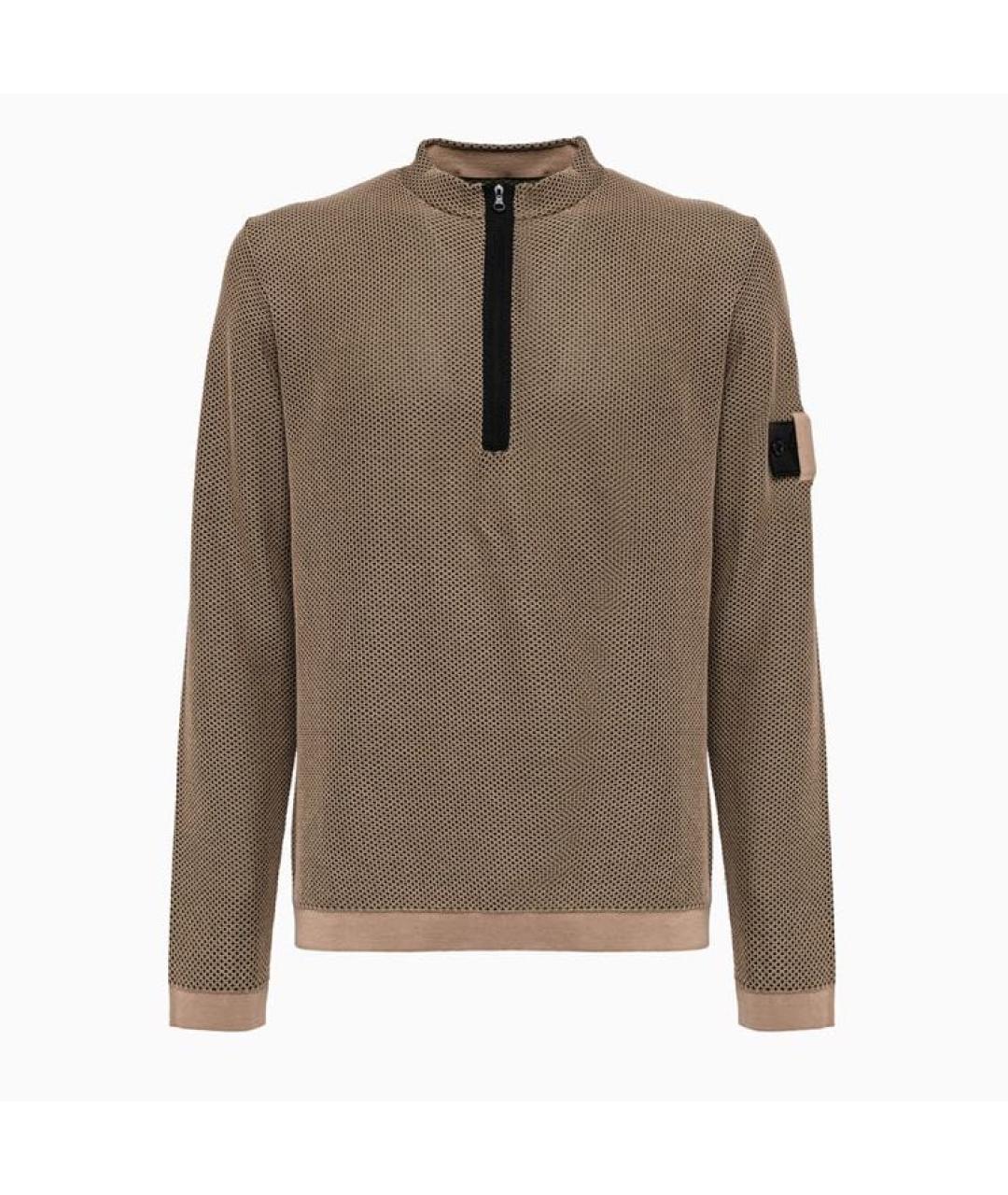 STONE ISLAND SHADOW PROJECT Бежевый хлопковый джемпер / свитер, фото 1
