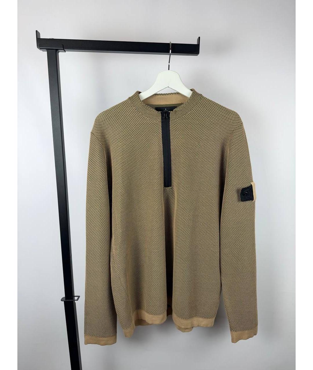 STONE ISLAND SHADOW PROJECT Бежевый хлопковый джемпер / свитер, фото 3