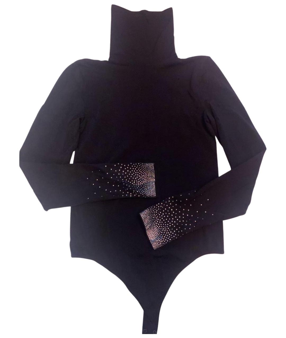 WOLFORD Черное вискозное боди, фото 1