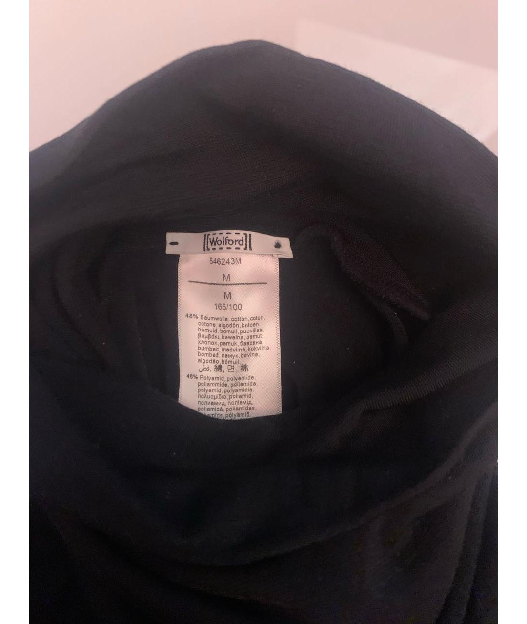 WOLFORD Черное вискозное боди, фото 2