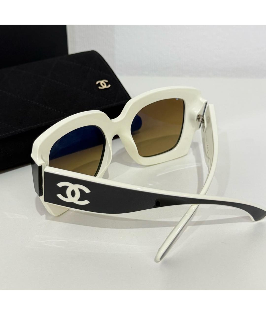 CHANEL Пластиковые солнцезащитные очки, фото 4