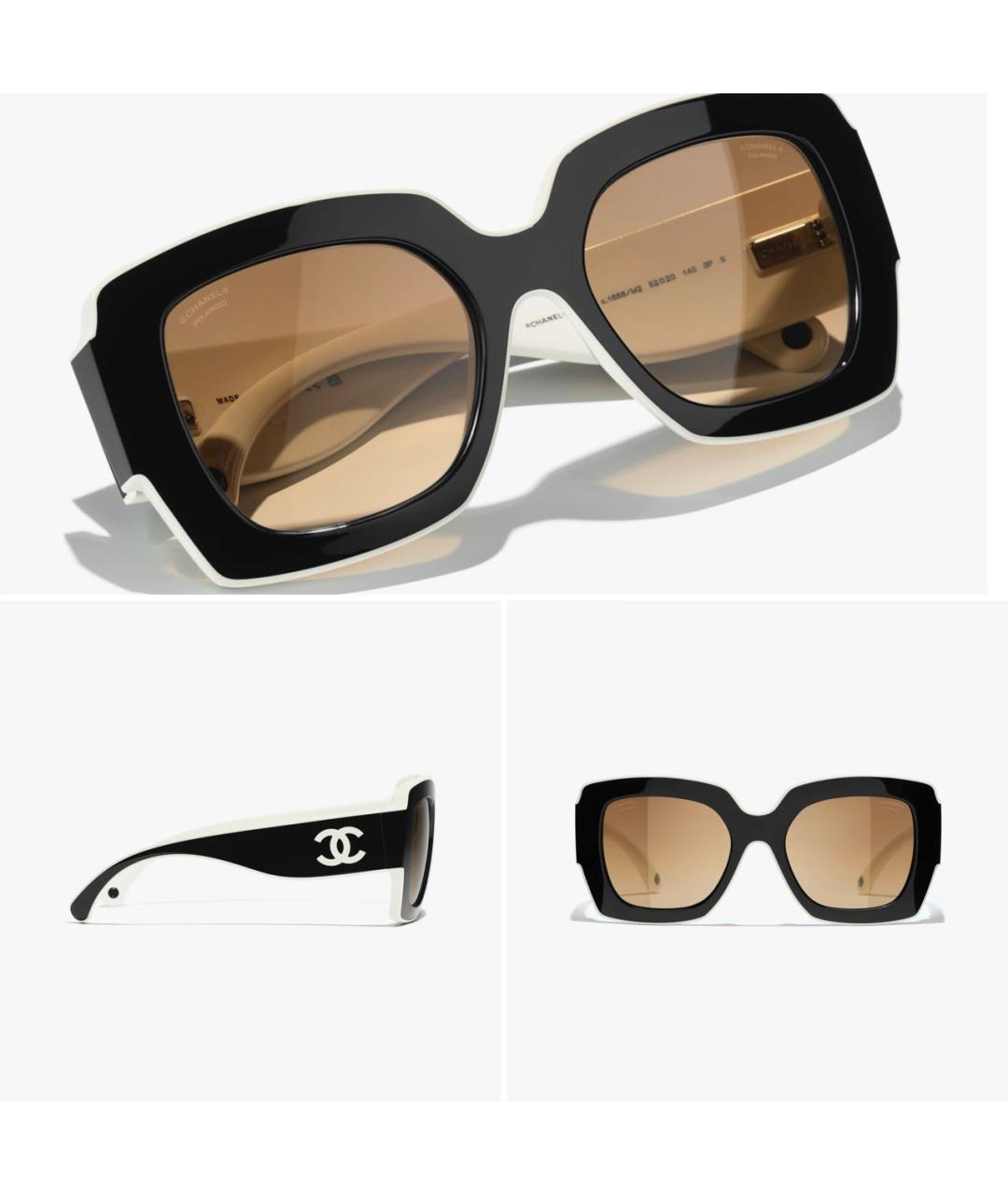 CHANEL Пластиковые солнцезащитные очки, фото 2