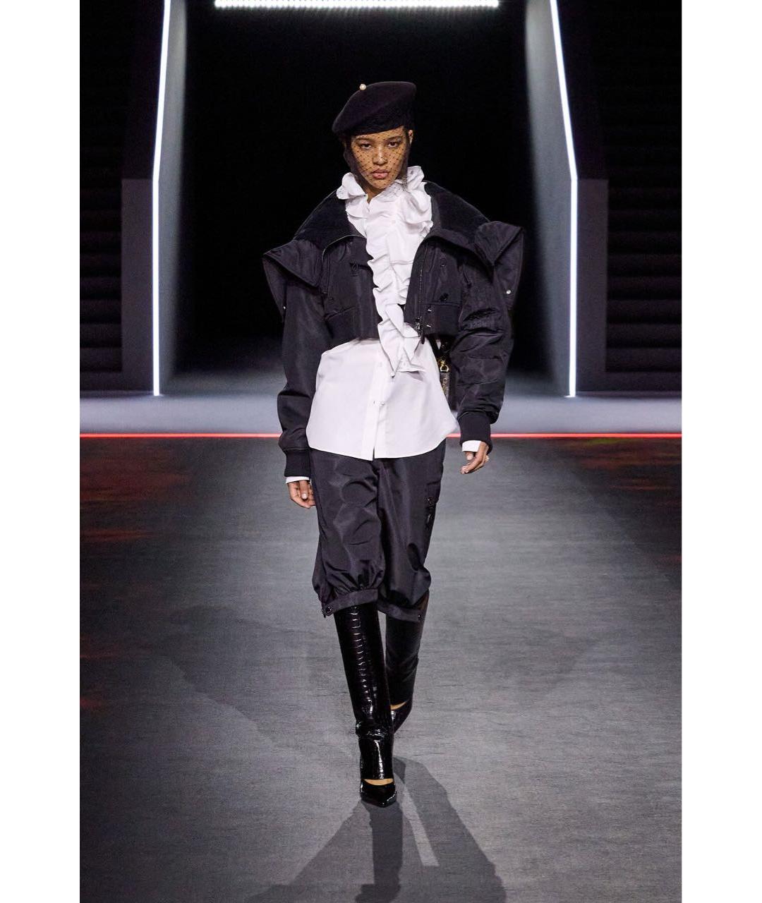 CHRISTIAN DIOR Черная шерстяная шляпа, фото 7