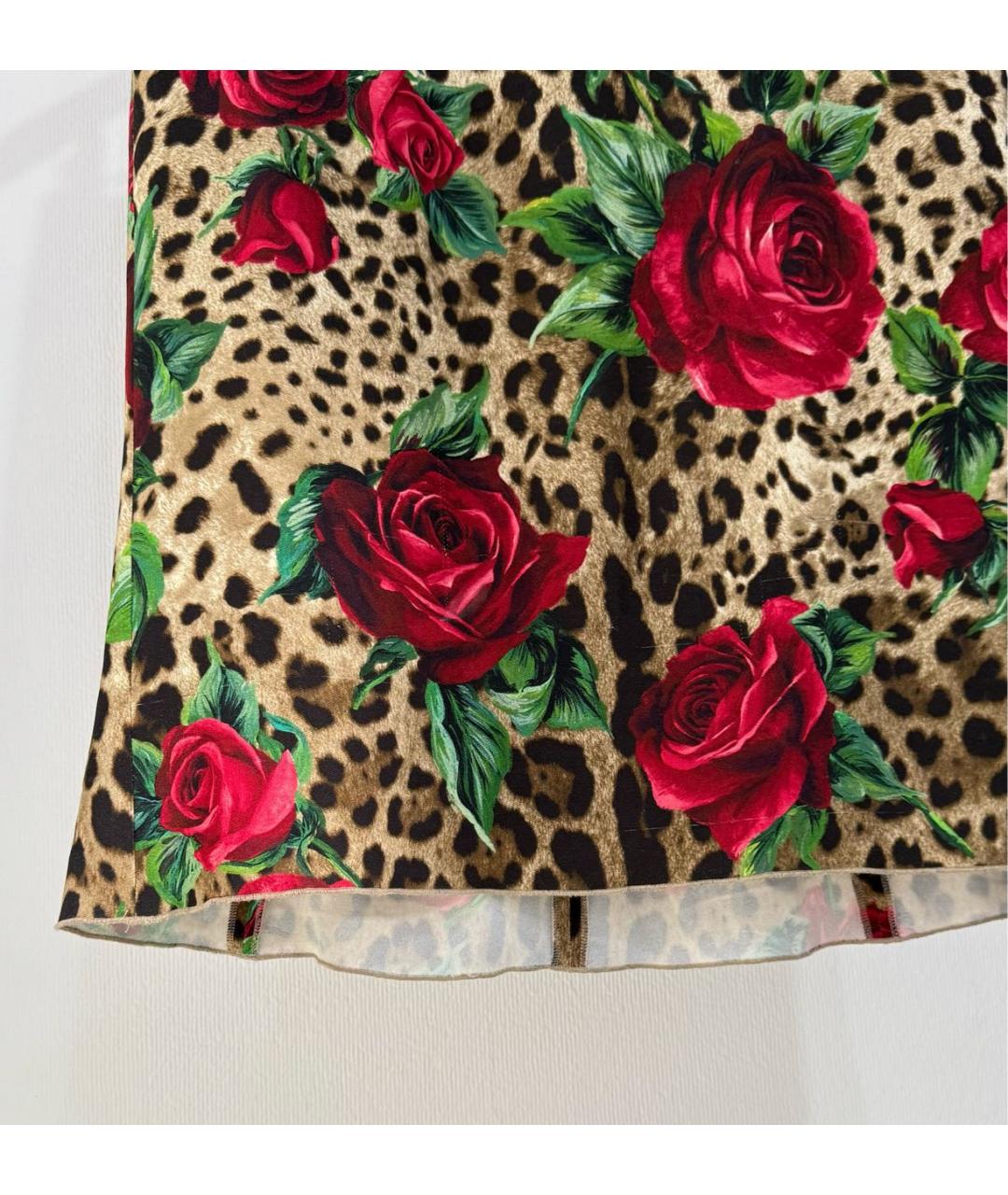 DOLCE&GABBANA Вискозная юбка миди, фото 3