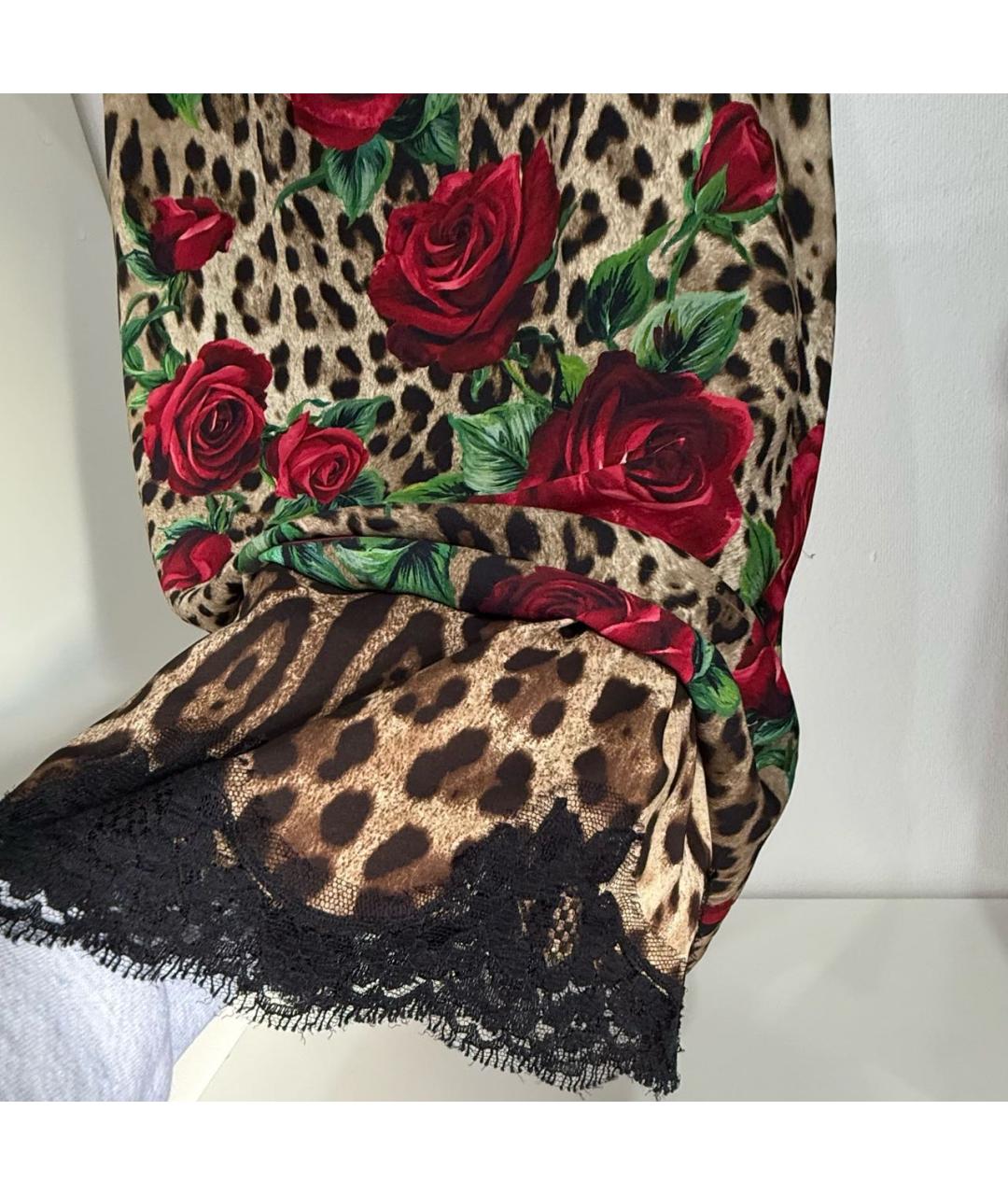 DOLCE&GABBANA Вискозная юбка миди, фото 6
