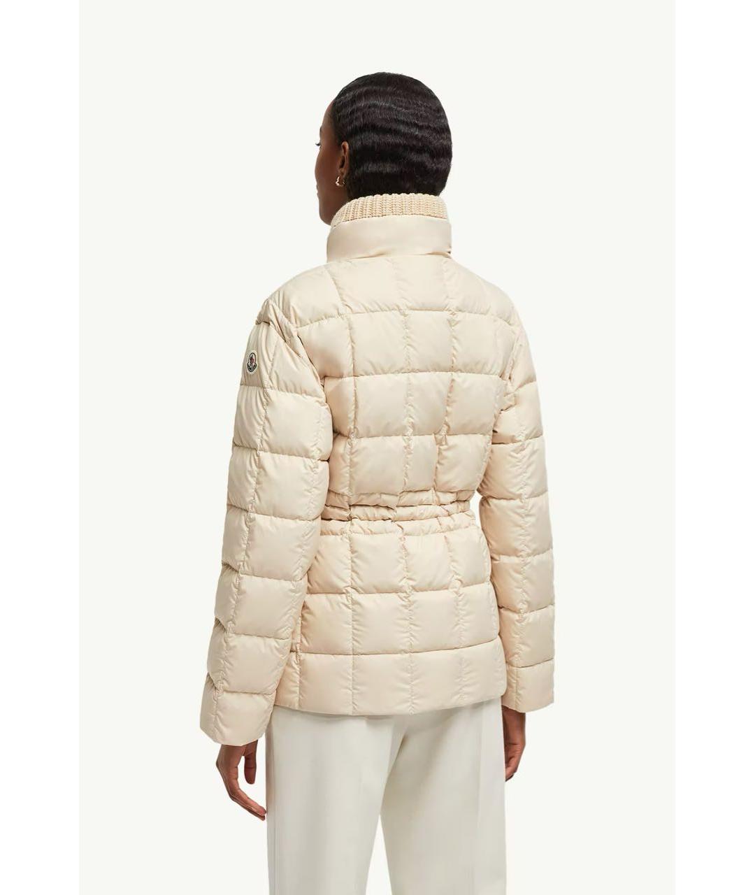 MONCLER Бежевый пуховик, фото 3
