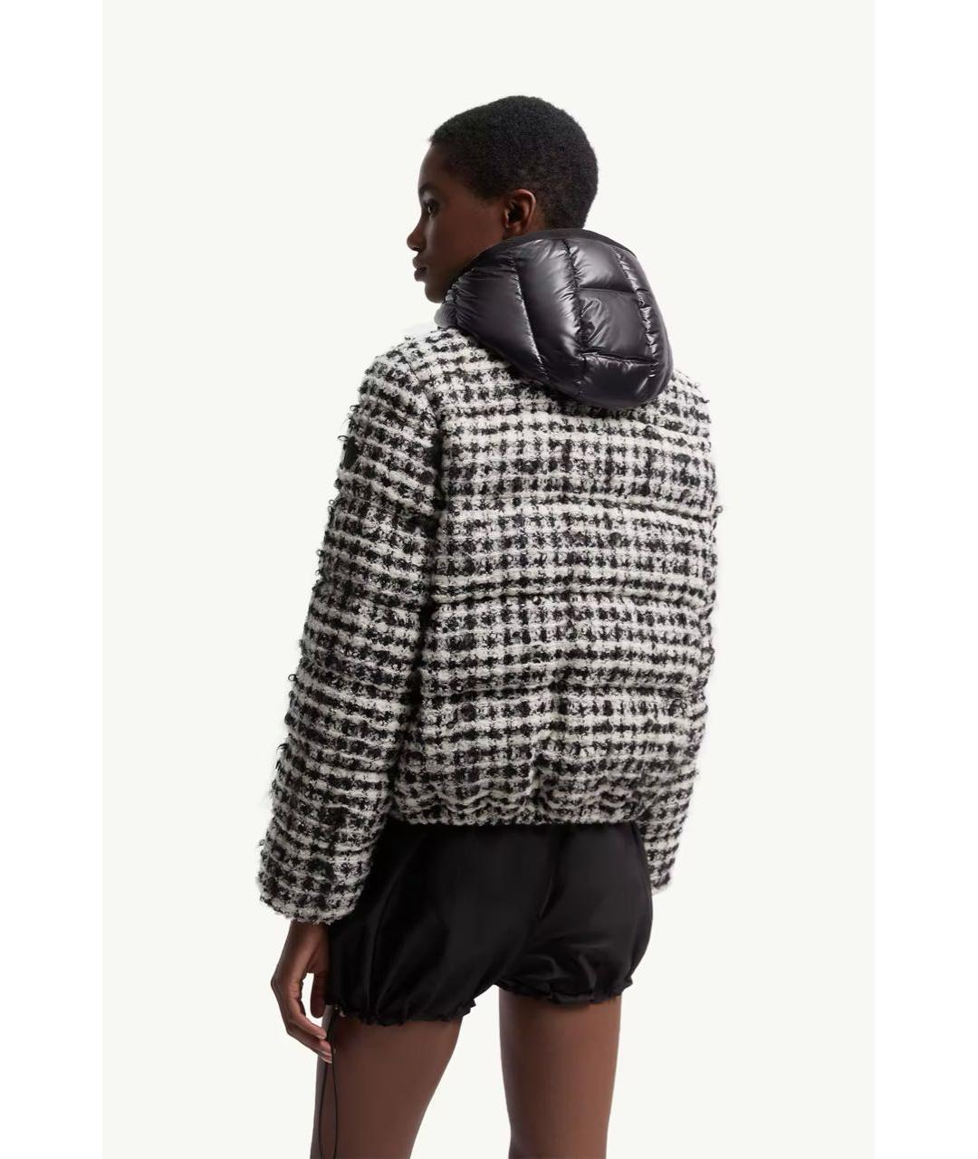 MONCLER Белый пуховик, фото 3