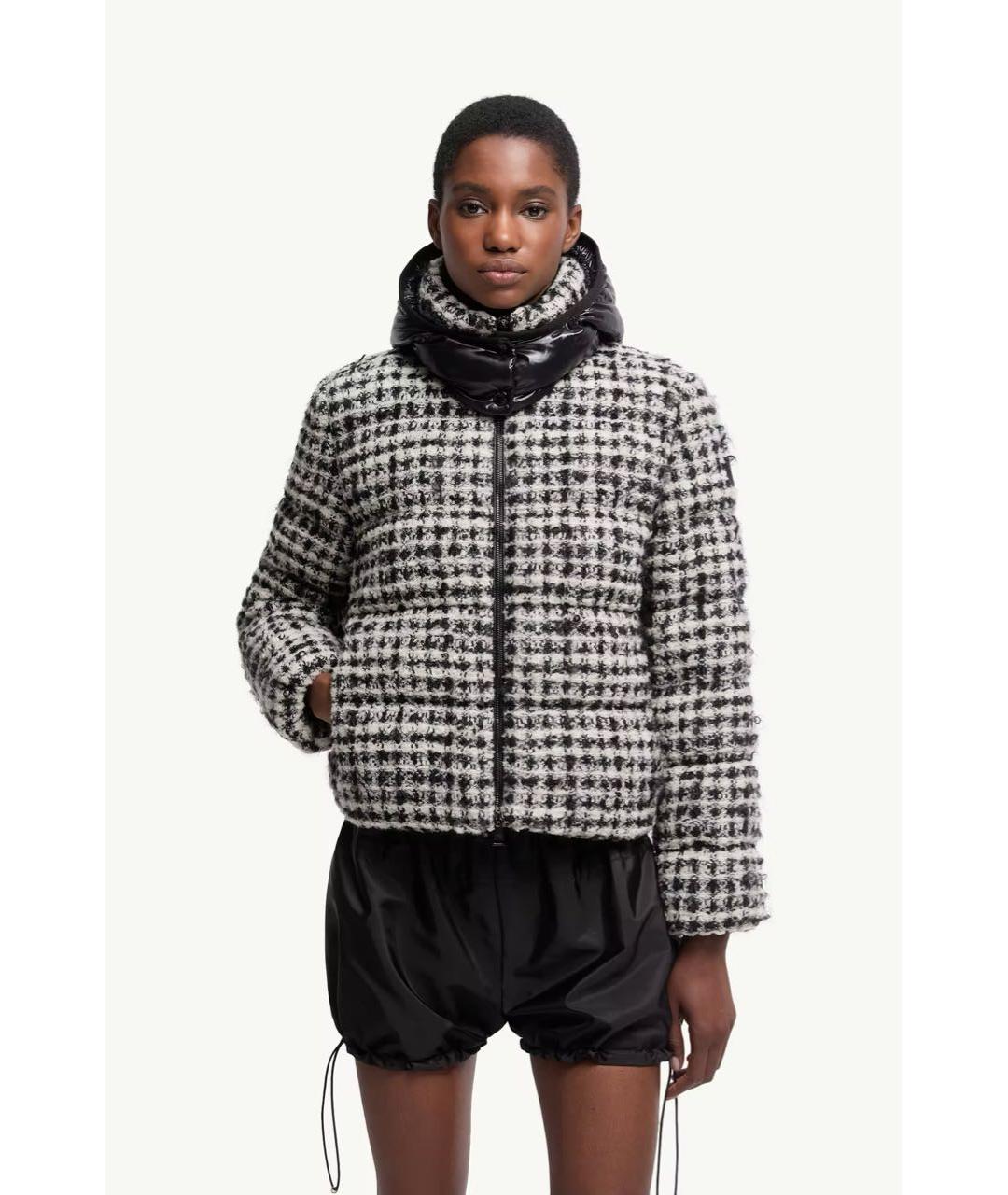 MONCLER Белый пуховик, фото 2