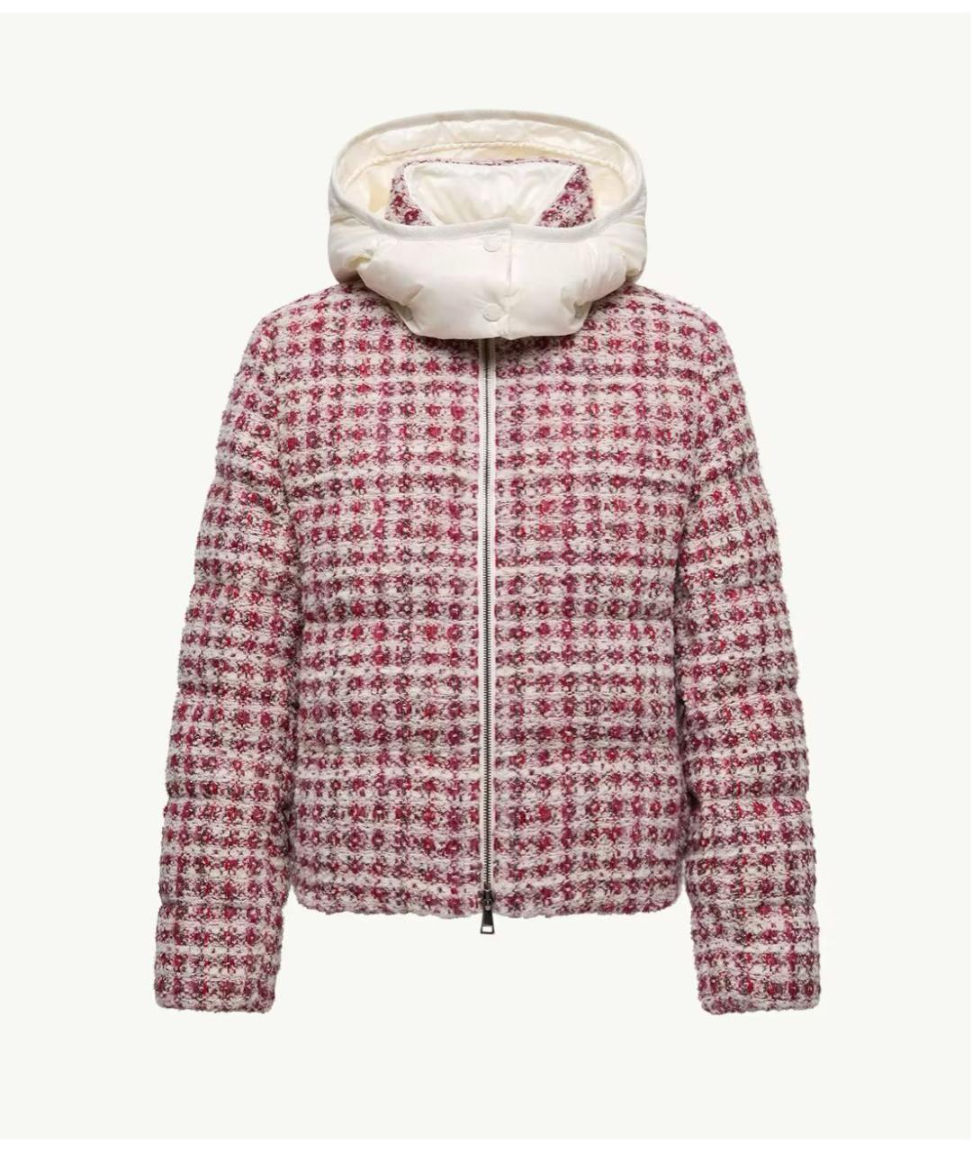MONCLER Белый пуховик, фото 6