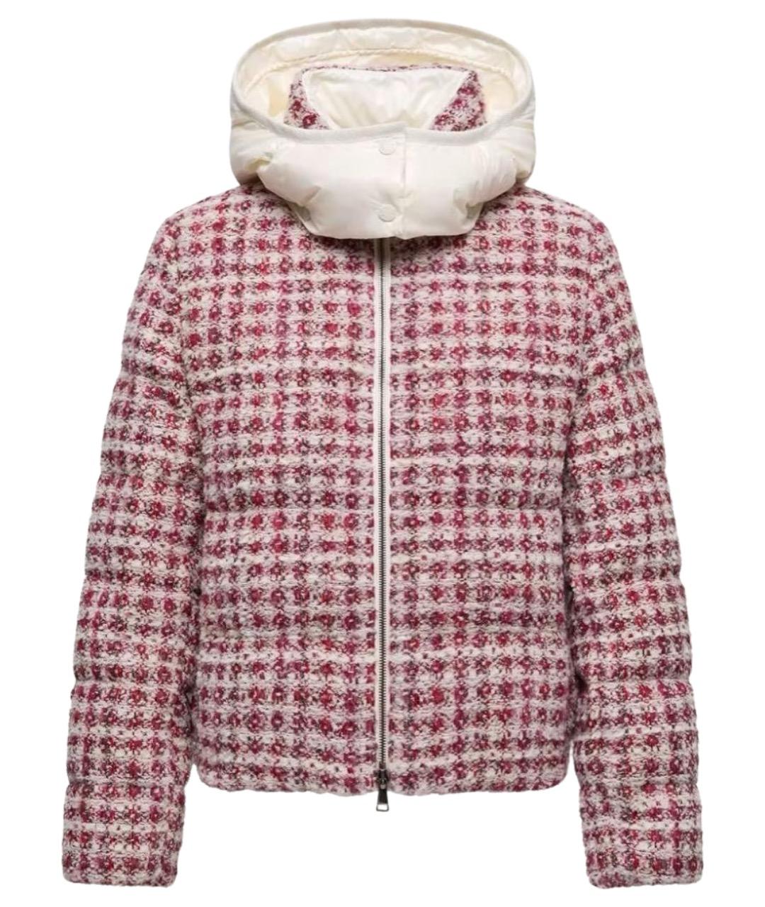 MONCLER Белый пуховик, фото 1