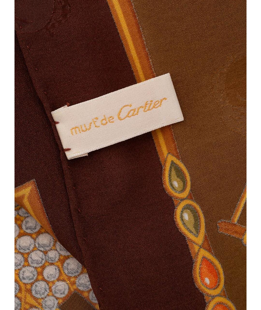 CARTIER Шелковый платок, фото 5