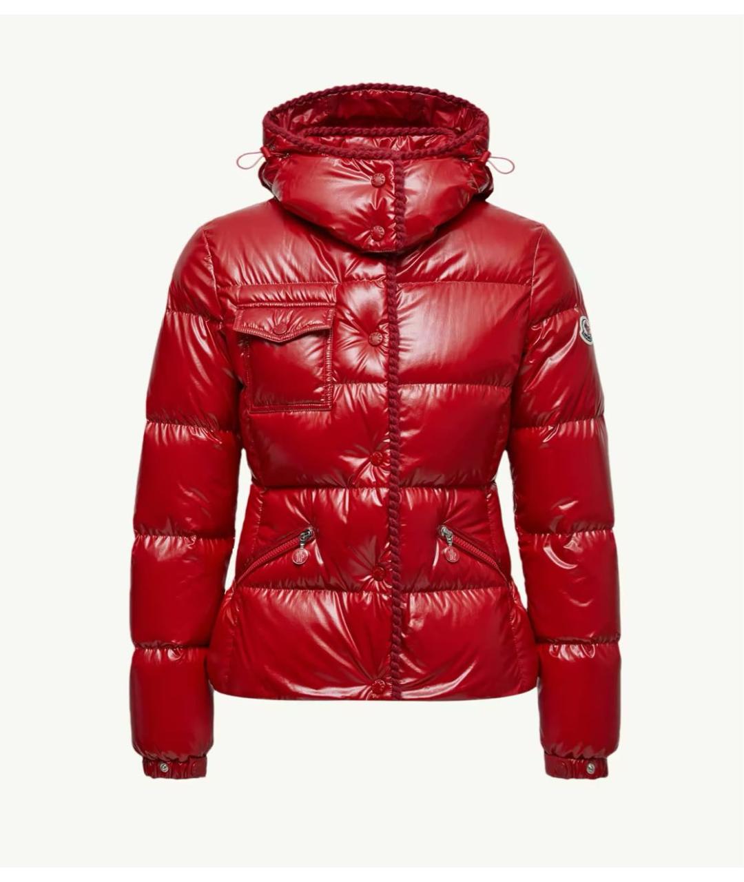 MONCLER Красный пуховик, фото 5