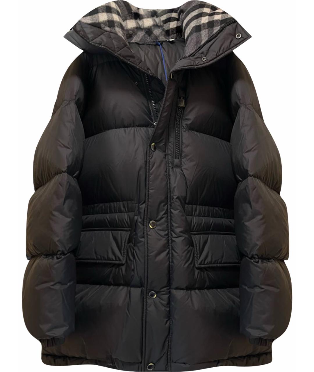 BURBERRY Черный пуховик, фото 1