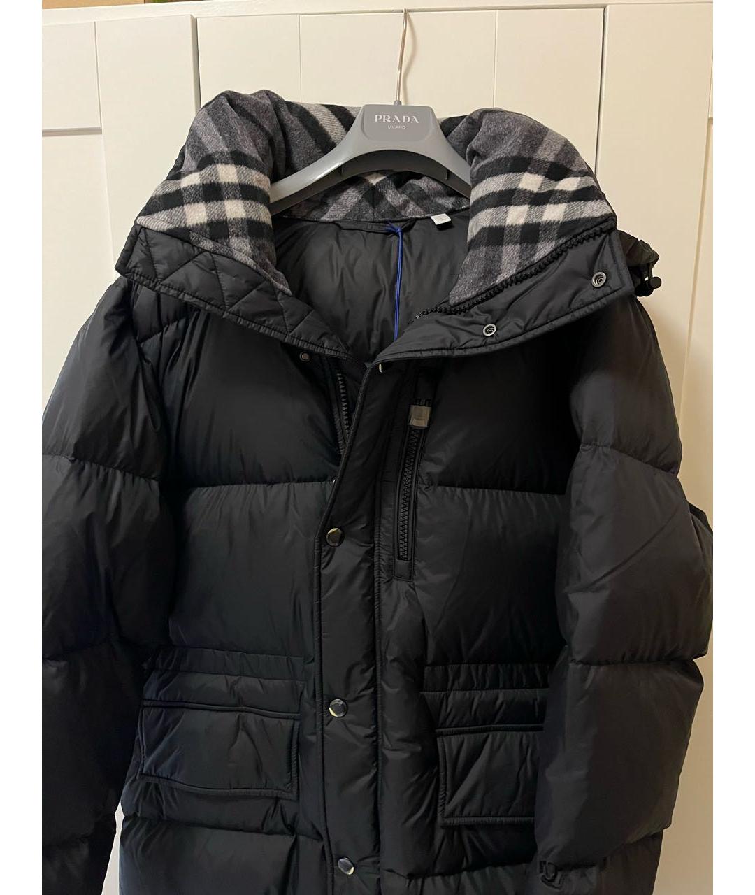 BURBERRY Черный пуховик, фото 3