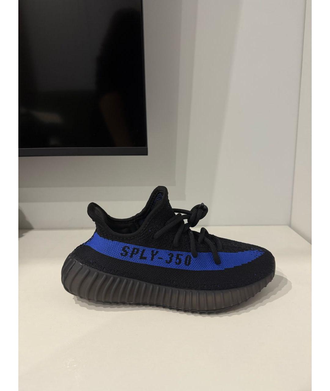 ADIDAS YEEZY Черные текстильные кроссовки, фото 7