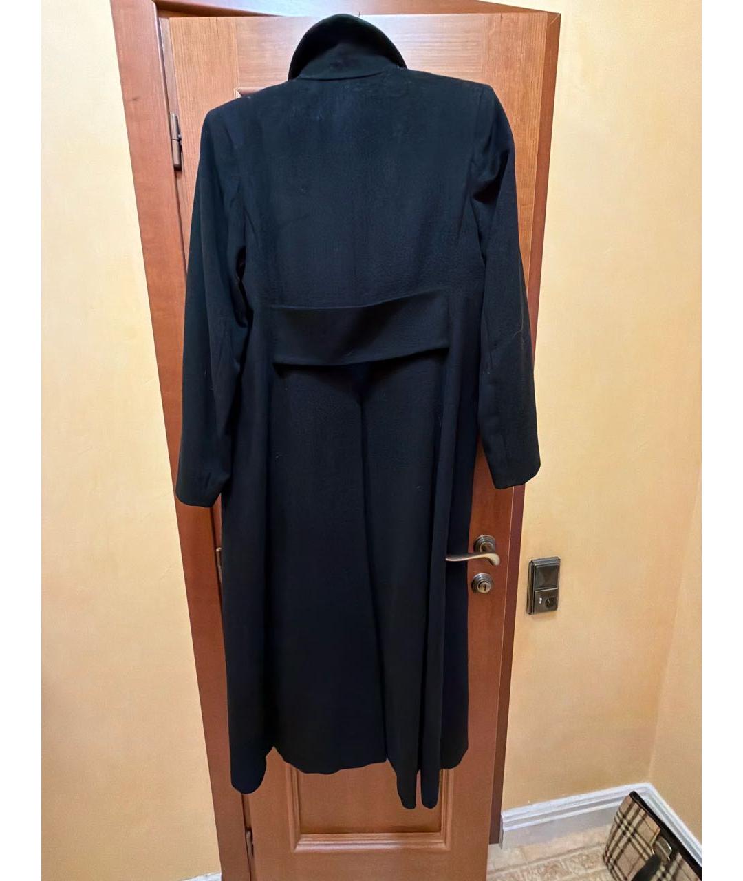 MAX MARA Черное шерстяное пальто, фото 2