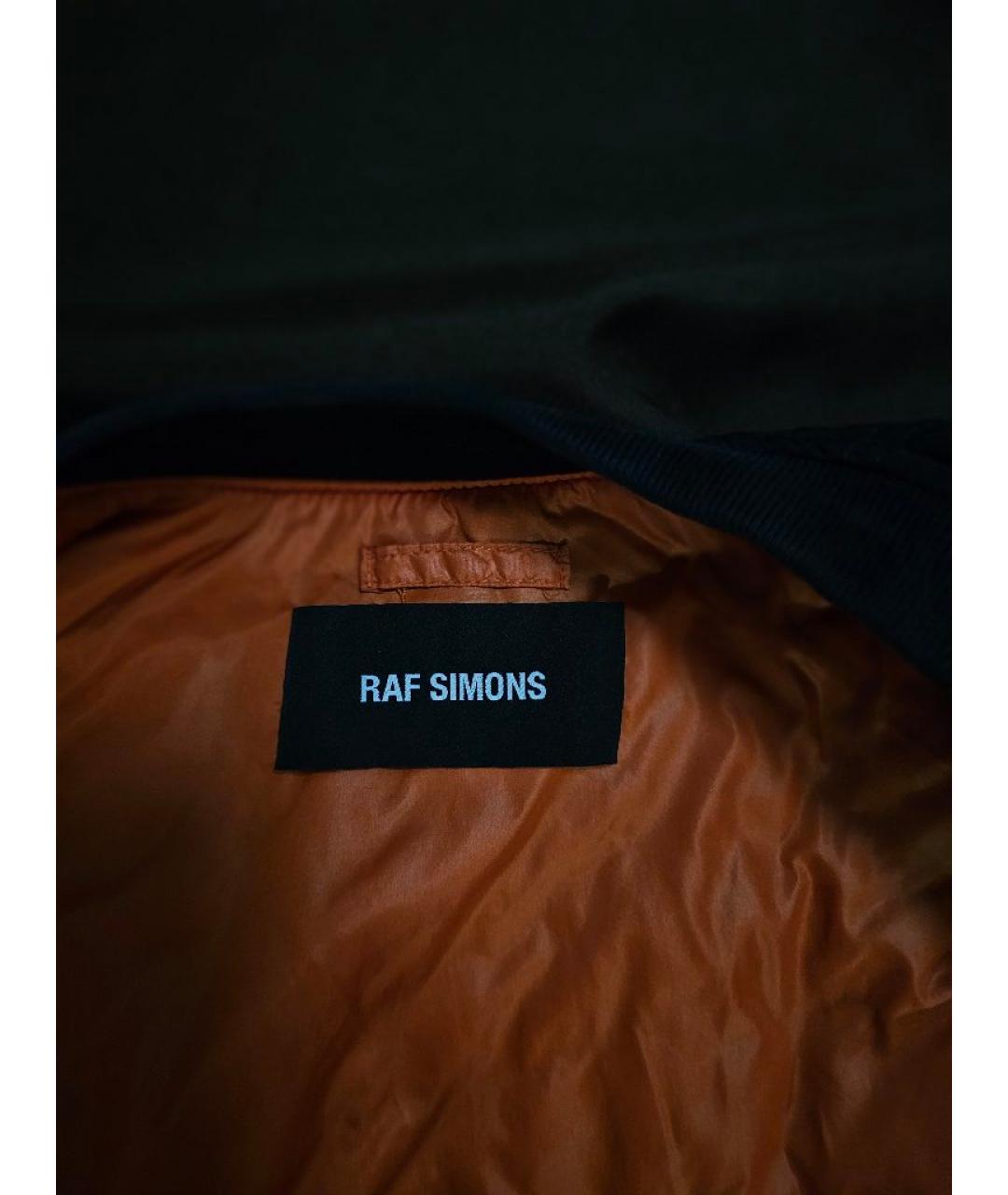 RAF SIMONS Черная полиэстеровая куртка, фото 5