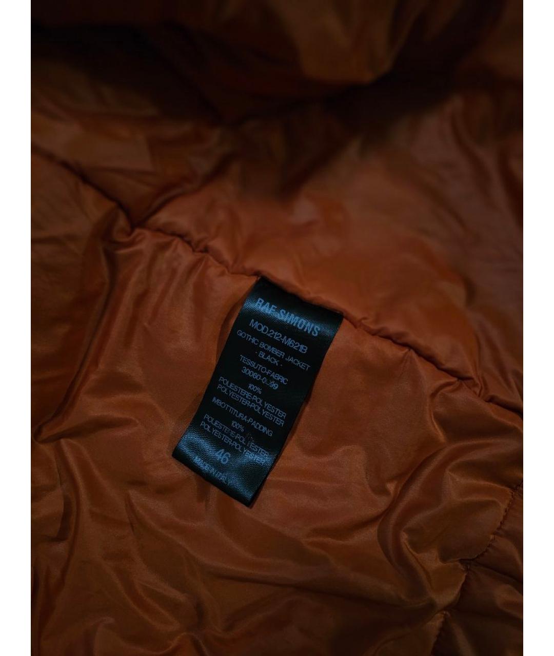 RAF SIMONS Черная полиэстеровая куртка, фото 6