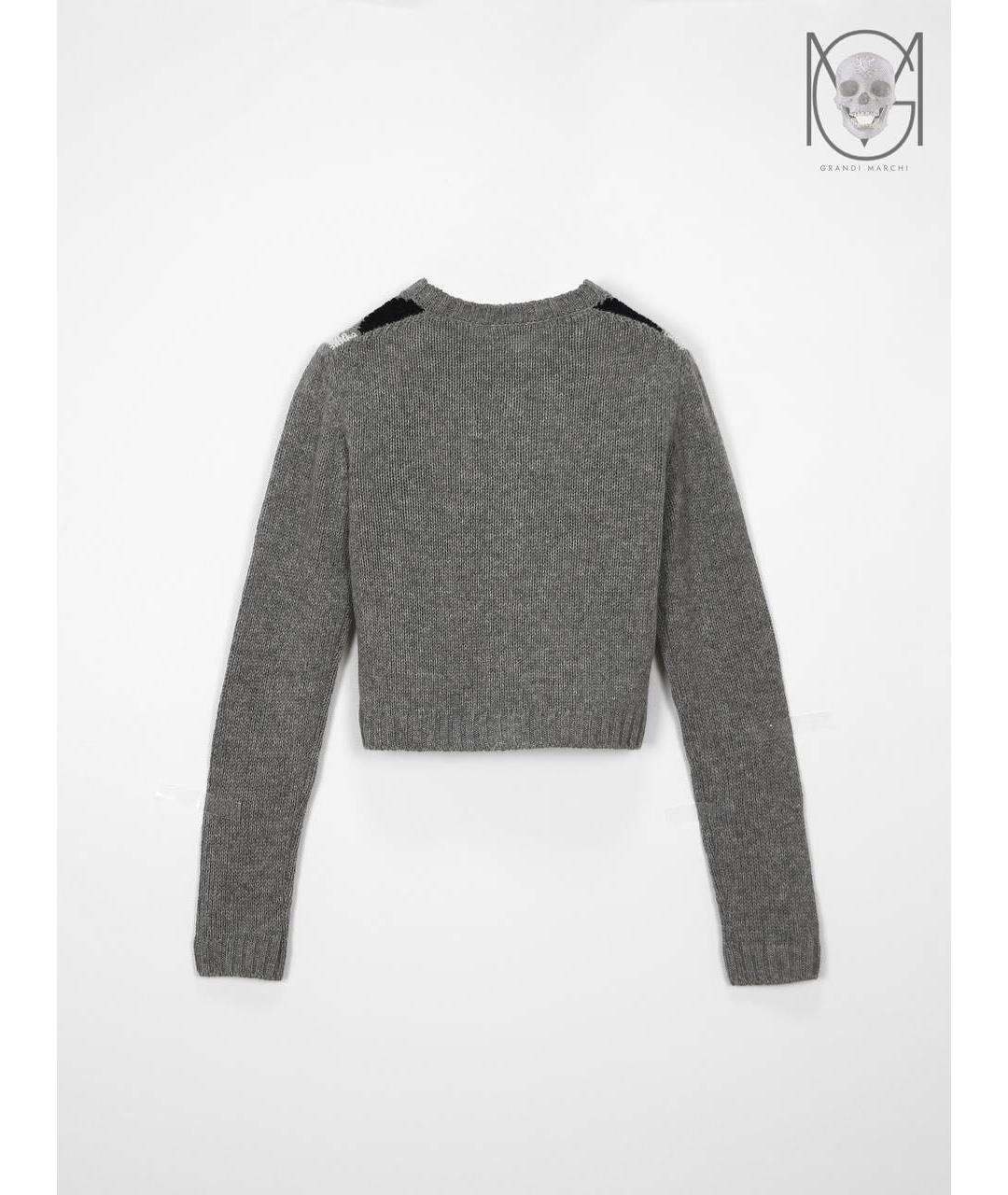 PRADA Серый кашемировый кардиган, фото 7