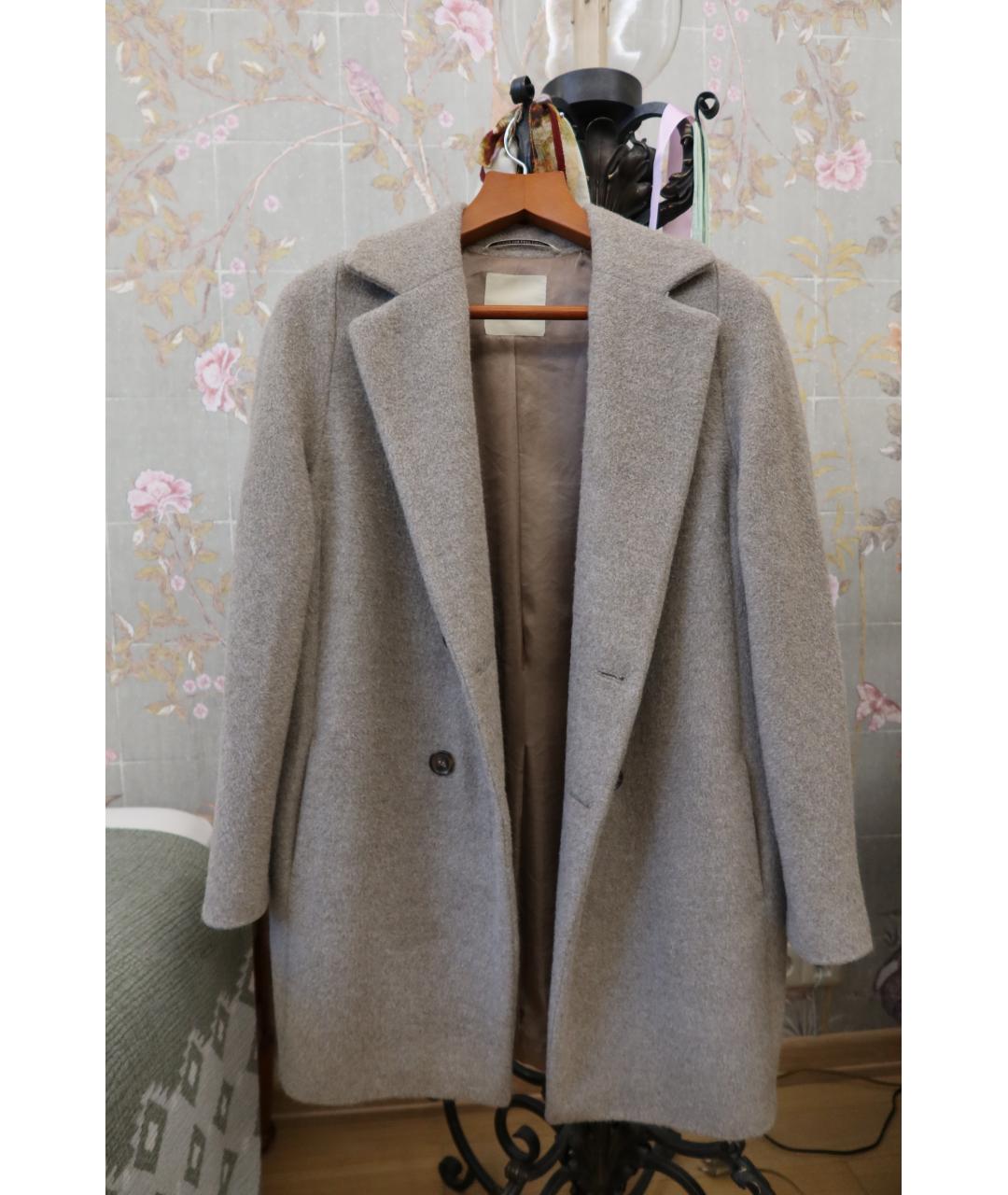MAX MARA Бежевое шерстяное пальто, фото 2