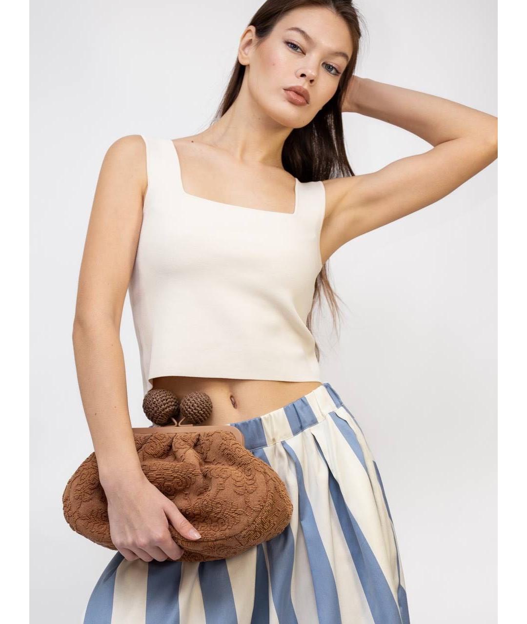 WEEKEND MAX MARA Белая майка, фото 4