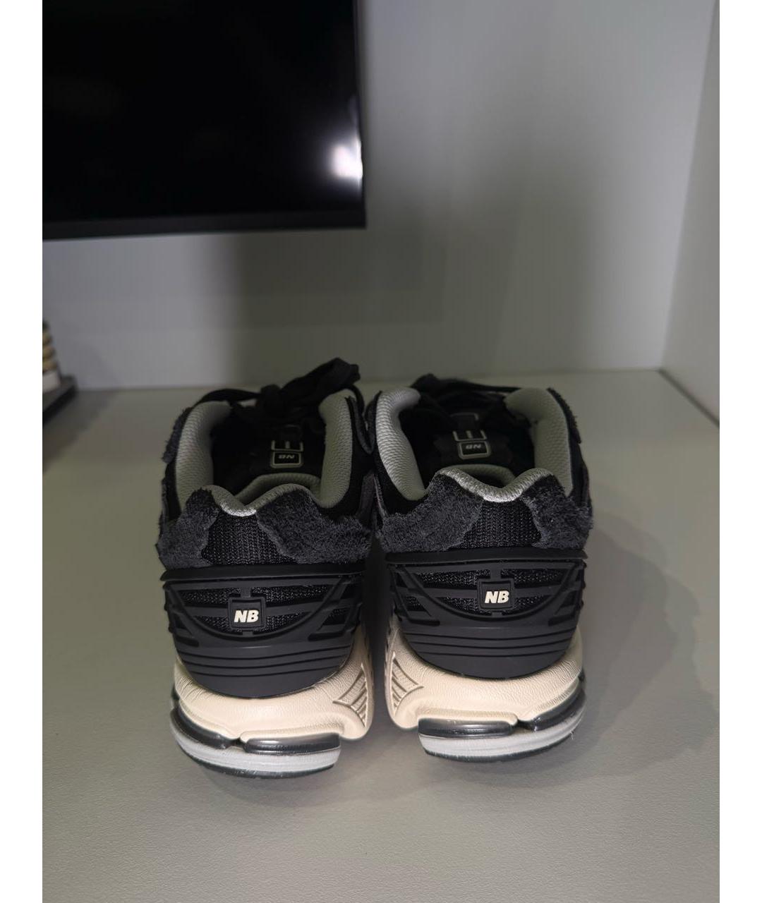 NEW BALANCE Черные замшевые высокие кроссовки / кеды, фото 4