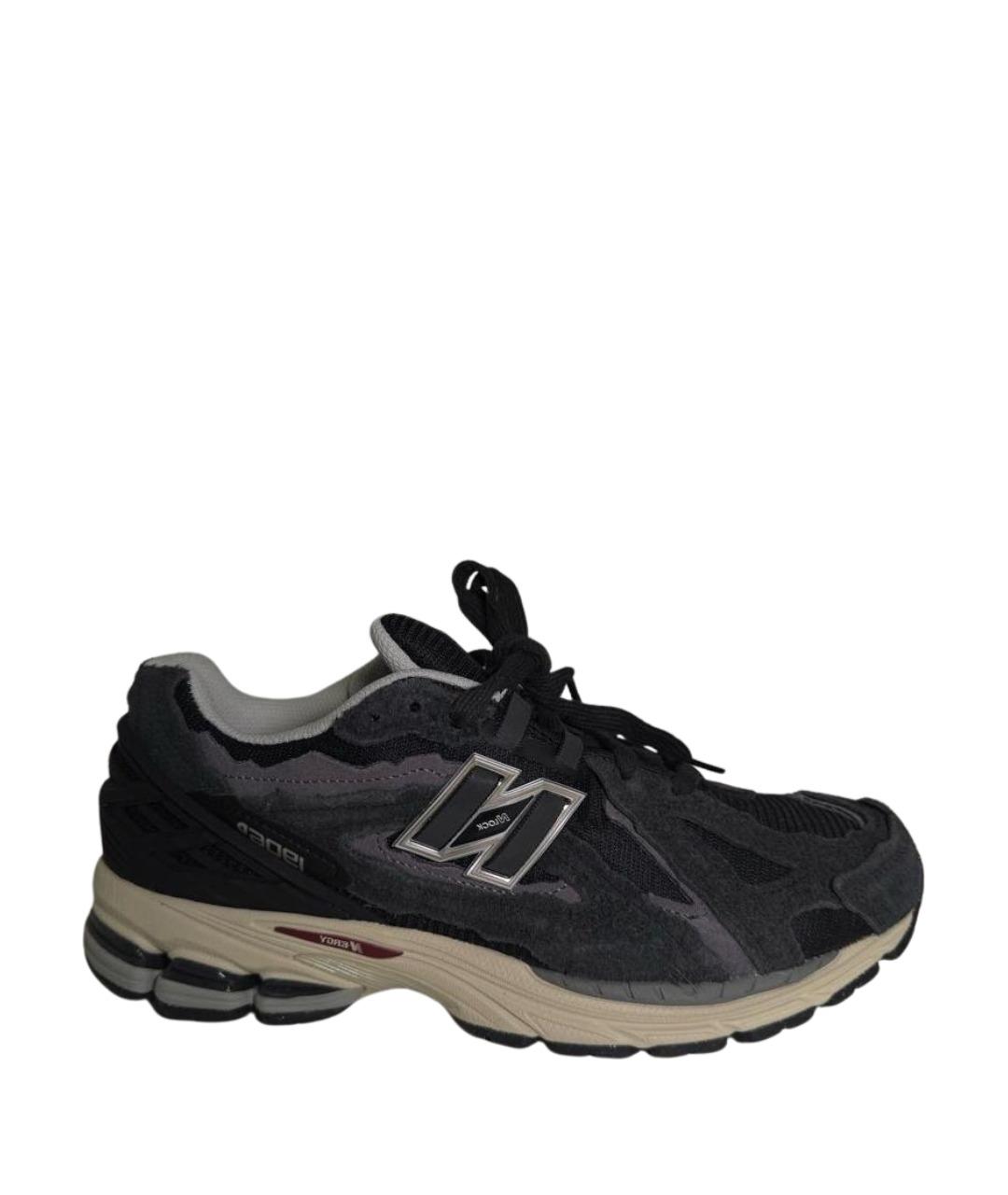 NEW BALANCE Черные замшевые высокие кроссовки / кеды, фото 1