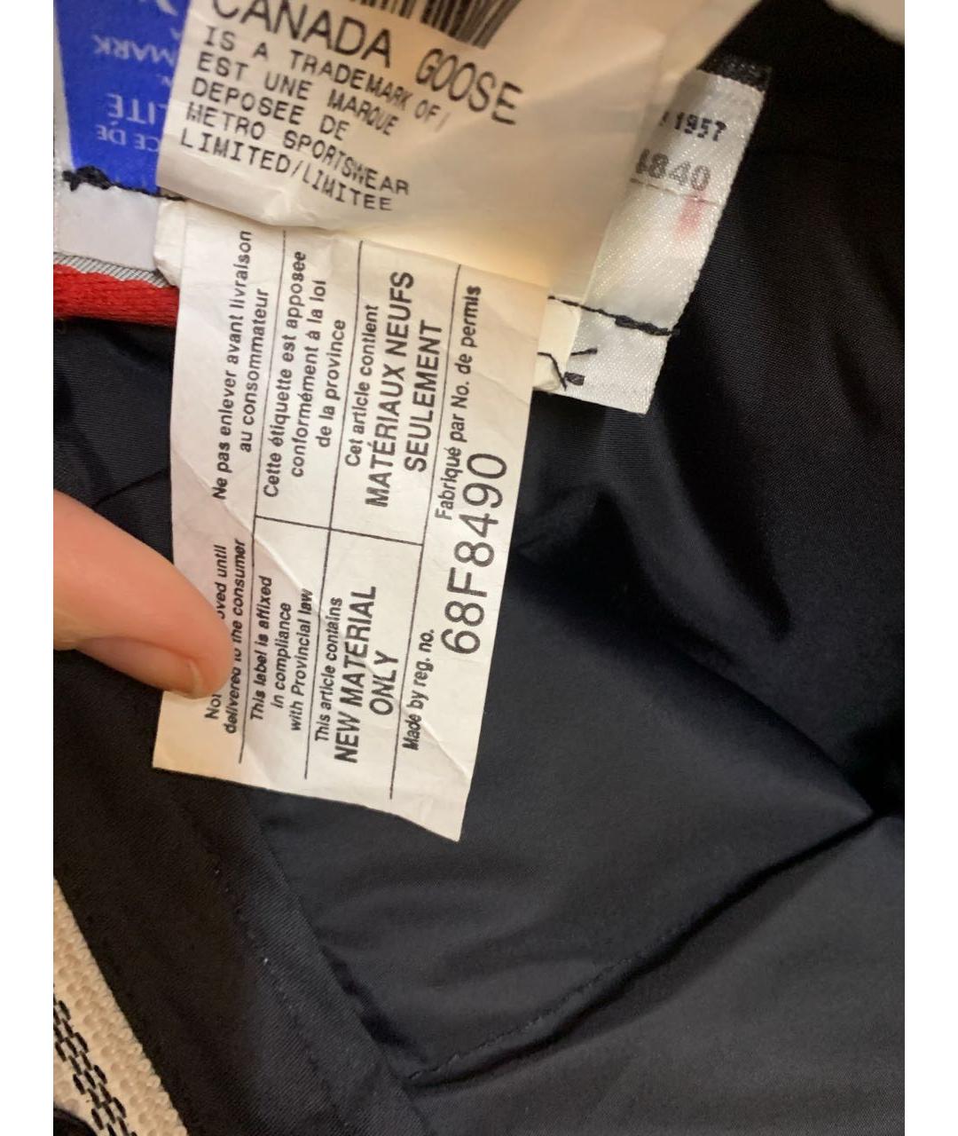 CANADA GOOSE Черные повседневные брюки, фото 5