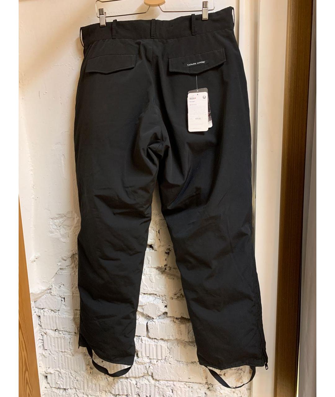 CANADA GOOSE Черные повседневные брюки, фото 2