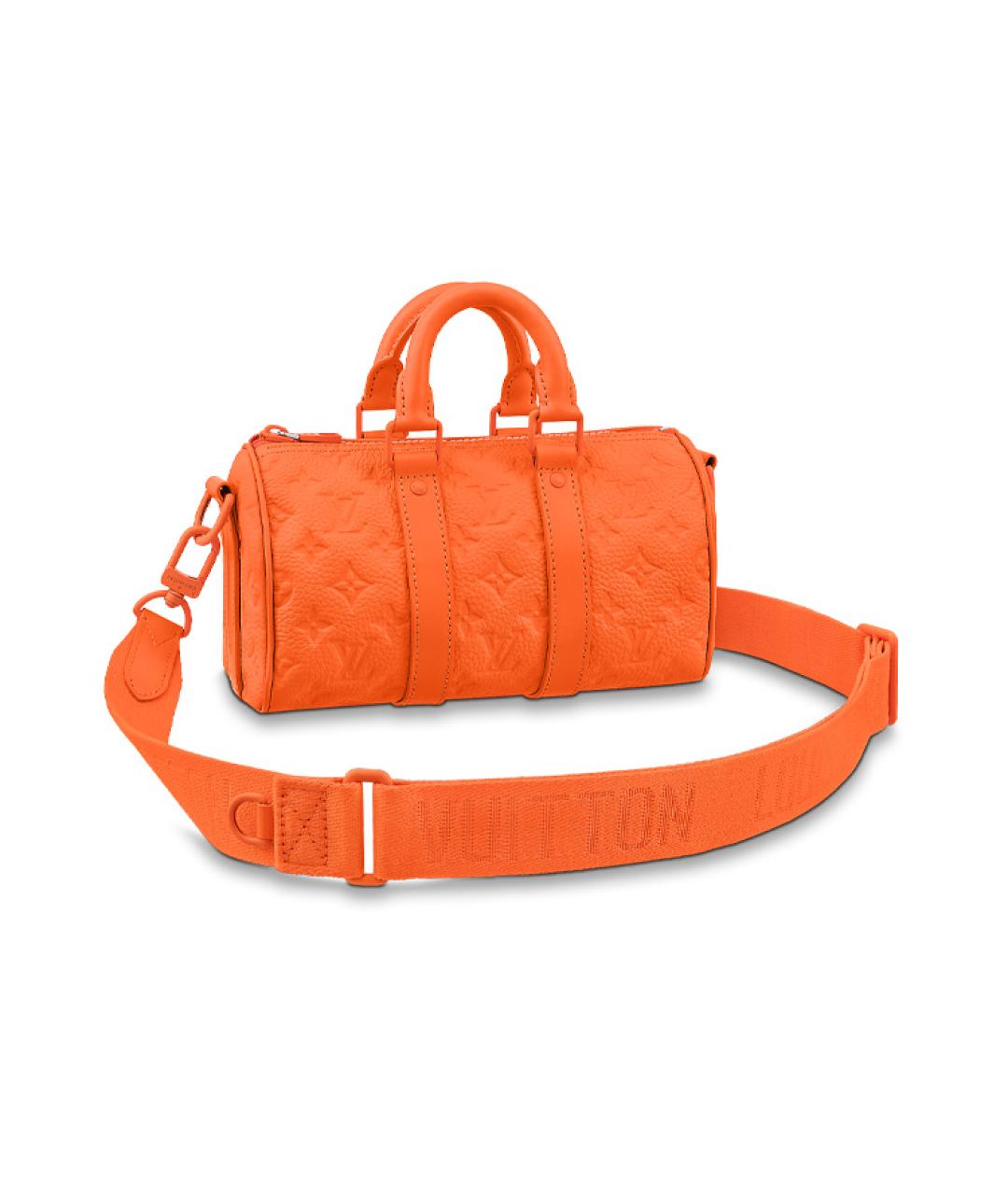 LOUIS VUITTON Оранжевая кожаная сумка на плечо, фото 1