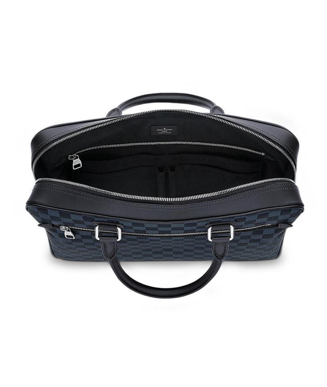 LOUIS VUITTON Темно-синий портфель, фото 2