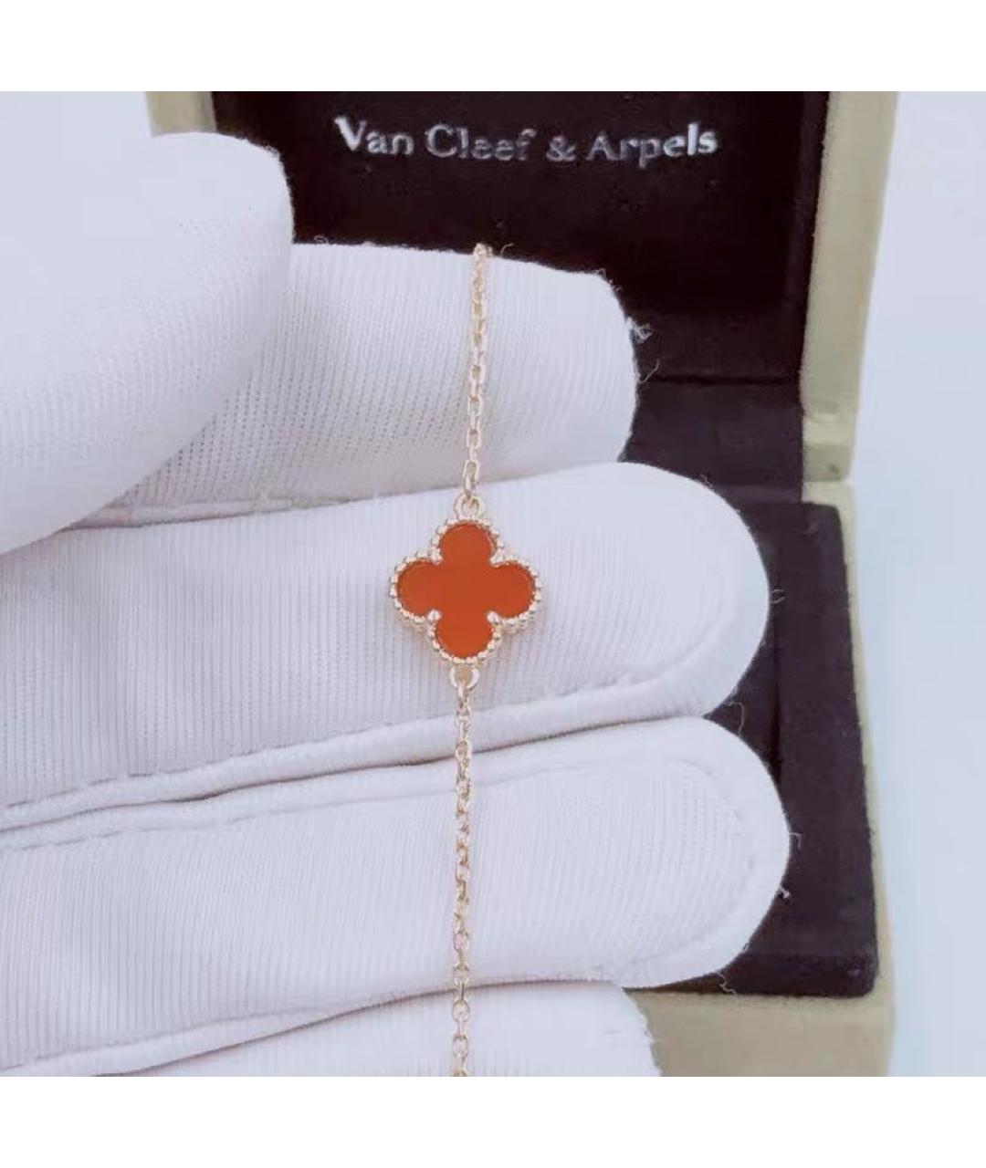 VAN CLEEF & ARPELS Красный браслет из розового золота, фото 5