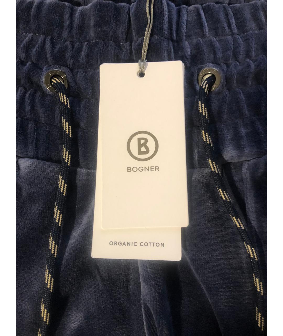BOGNER Темно-синие хлопковые спортивные брюки и шорты, фото 3