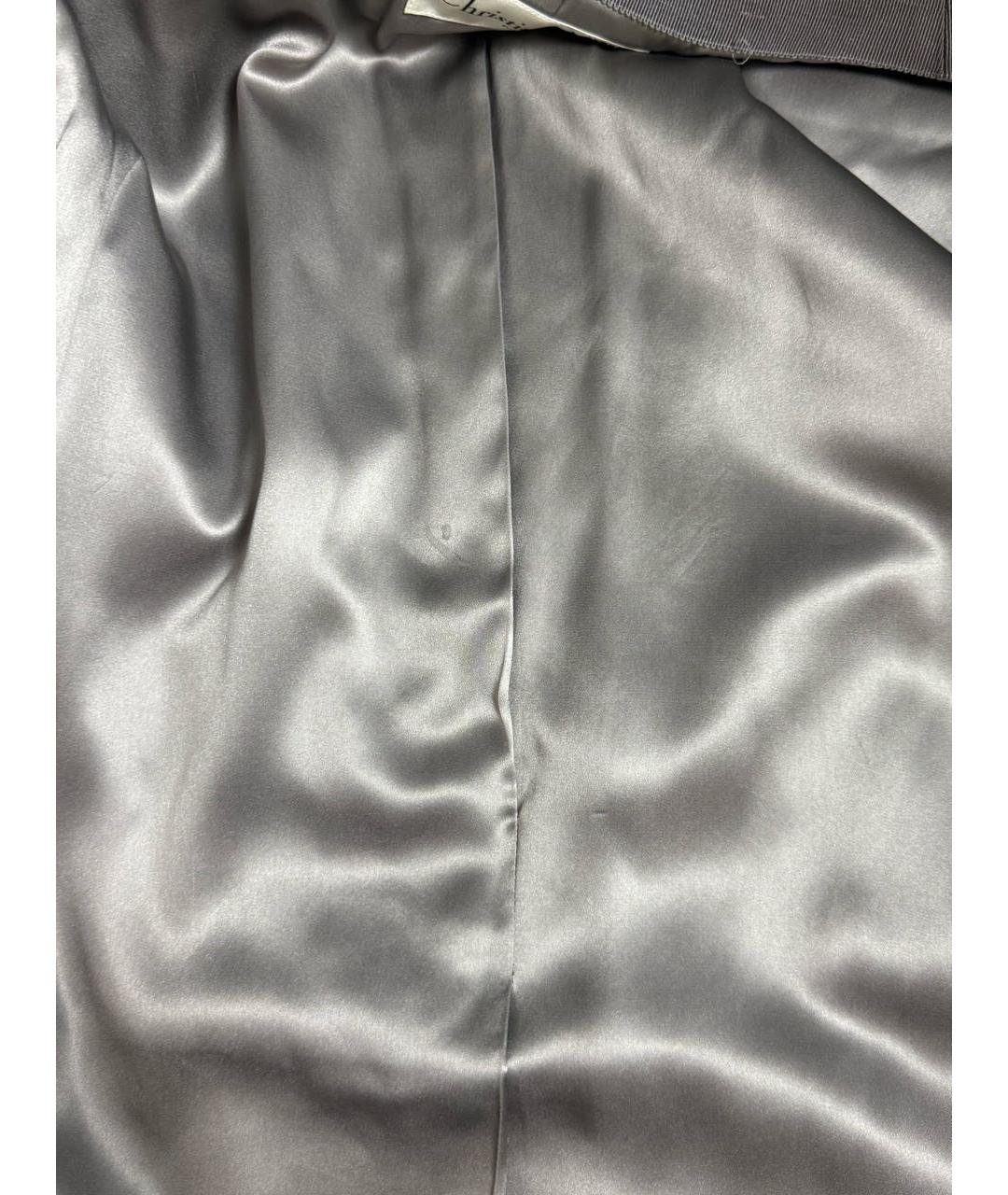 CHRISTIAN DIOR Серая меховая шуба, фото 2