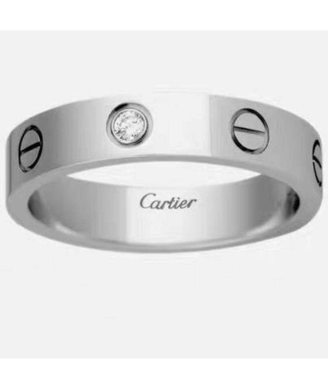 CARTIER Белое кольцо из белого золота, фото 6