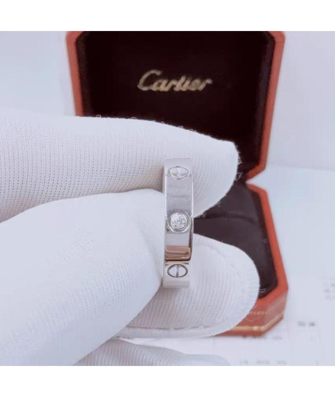 CARTIER Белое кольцо из белого золота, фото 3