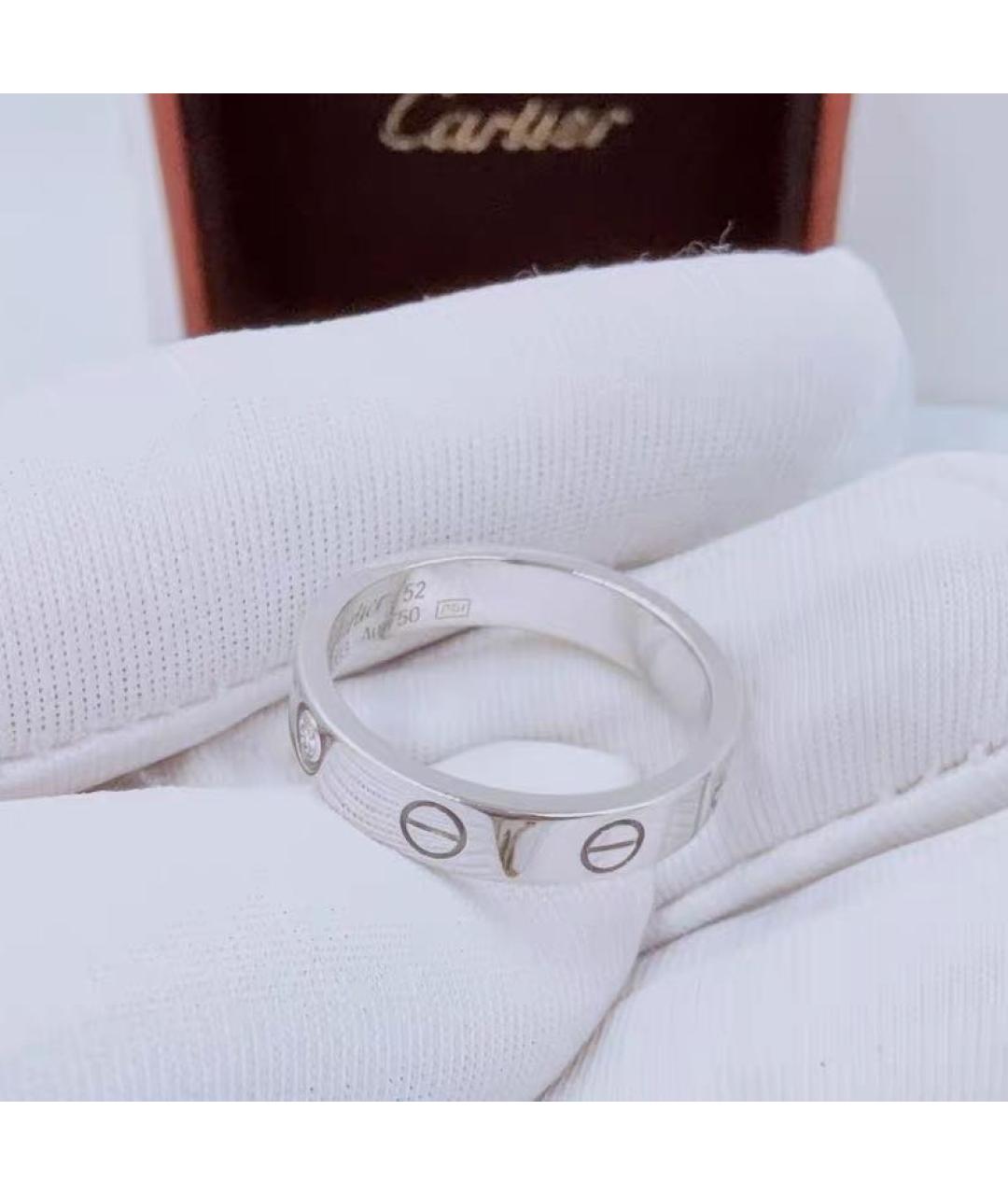 CARTIER Белое кольцо из белого золота, фото 5