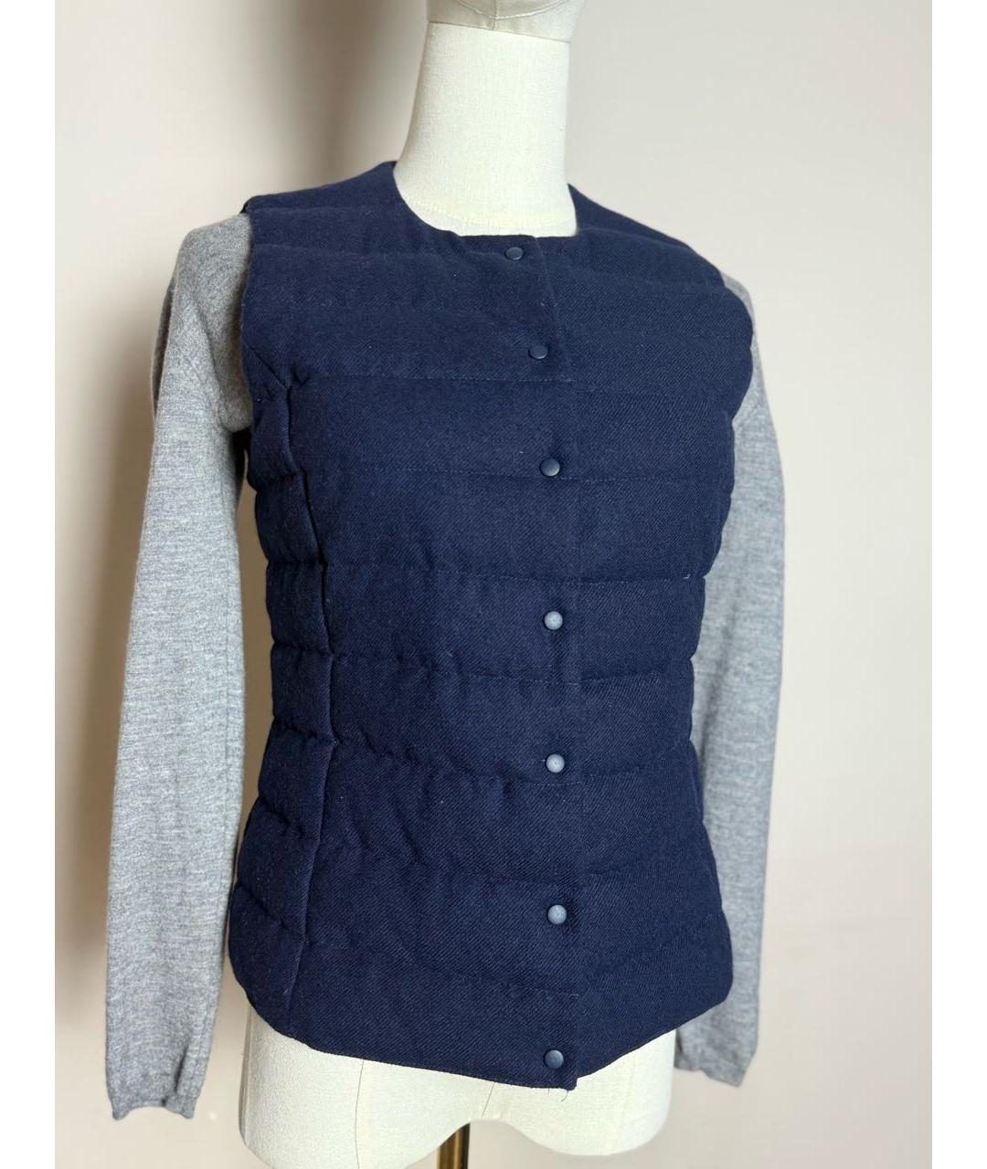 FALCONERI Темно-синий кашемировый жилет, фото 2