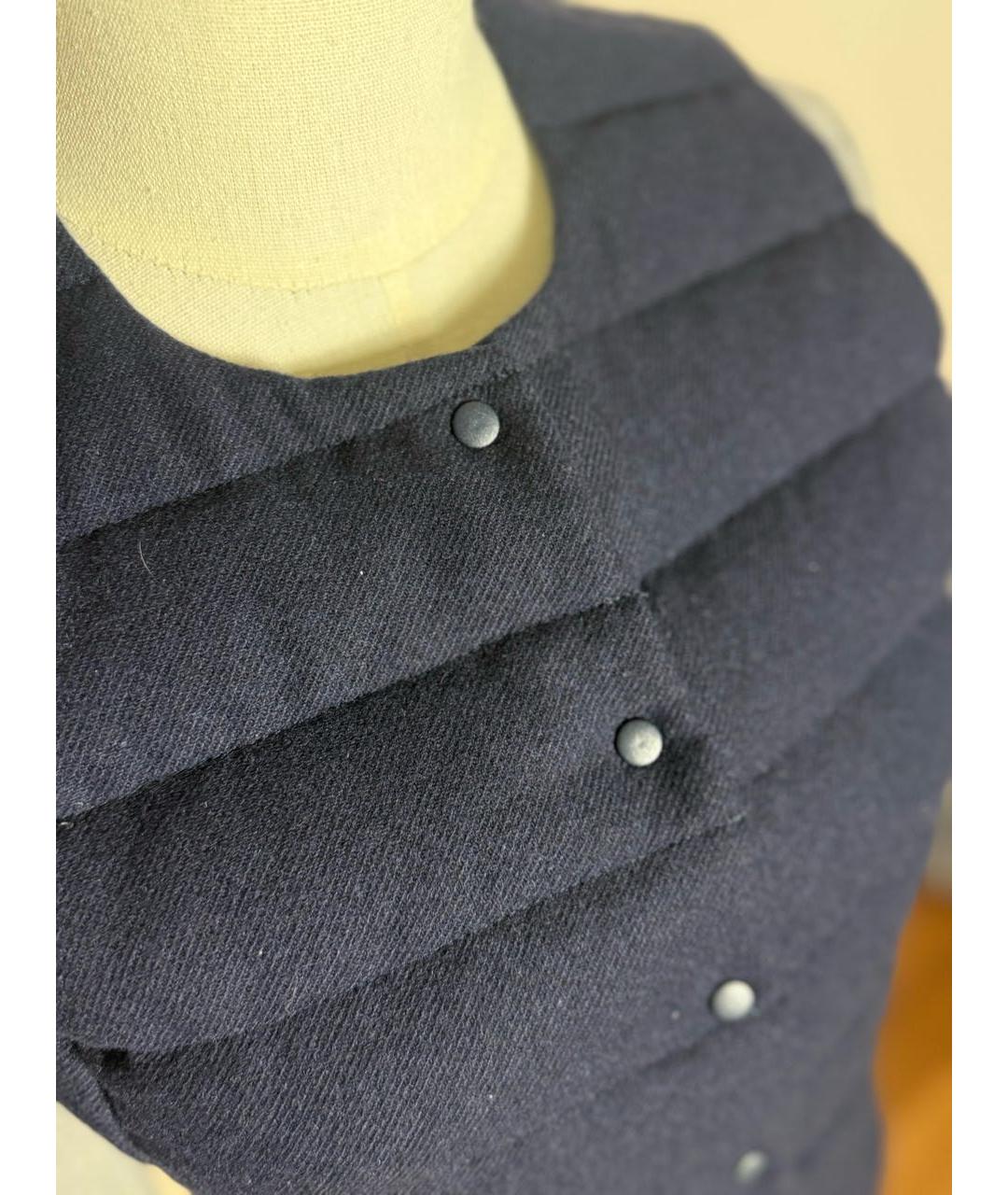 FALCONERI Темно-синий кашемировый жилет, фото 3