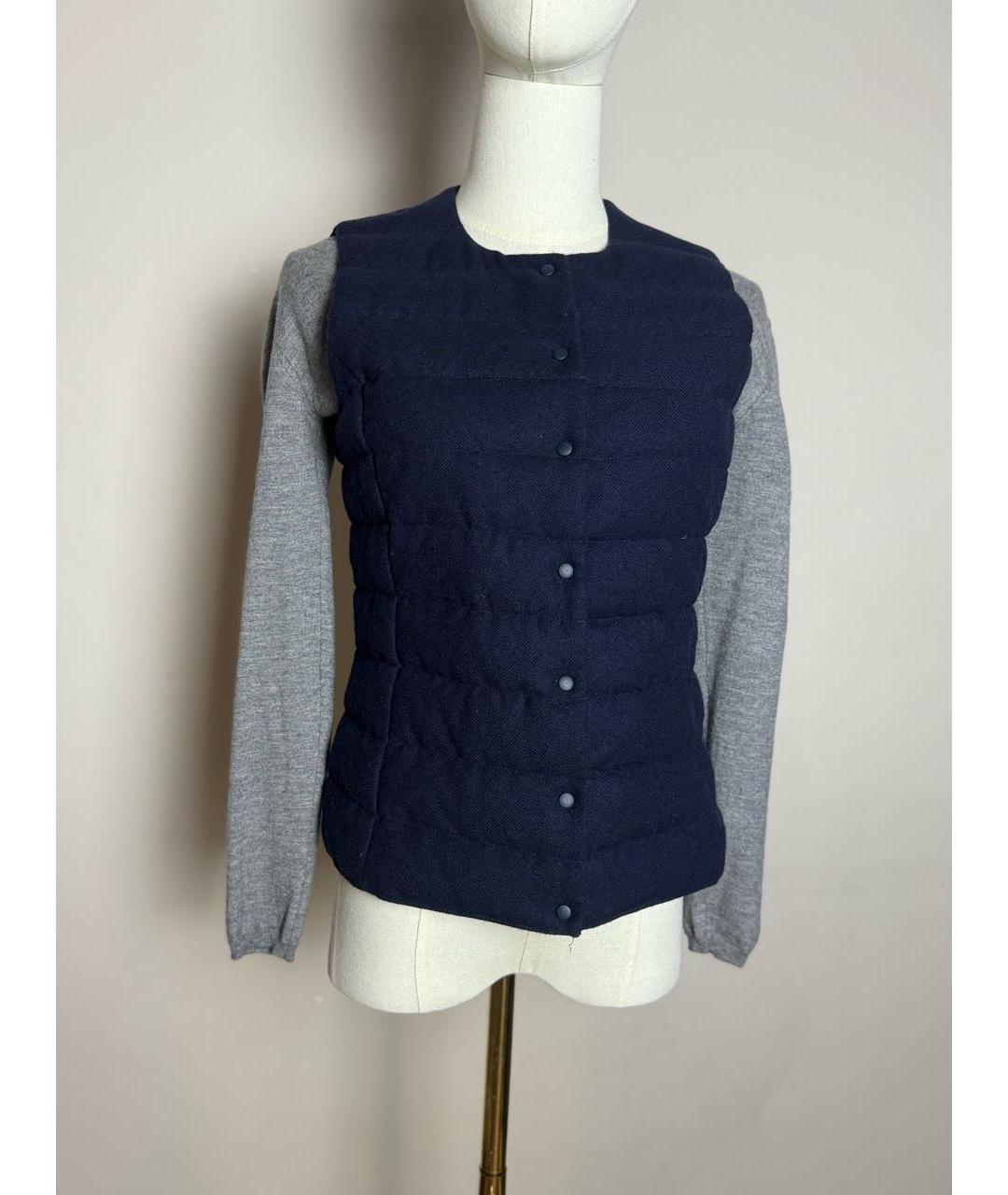 FALCONERI Темно-синий кашемировый жилет, фото 6