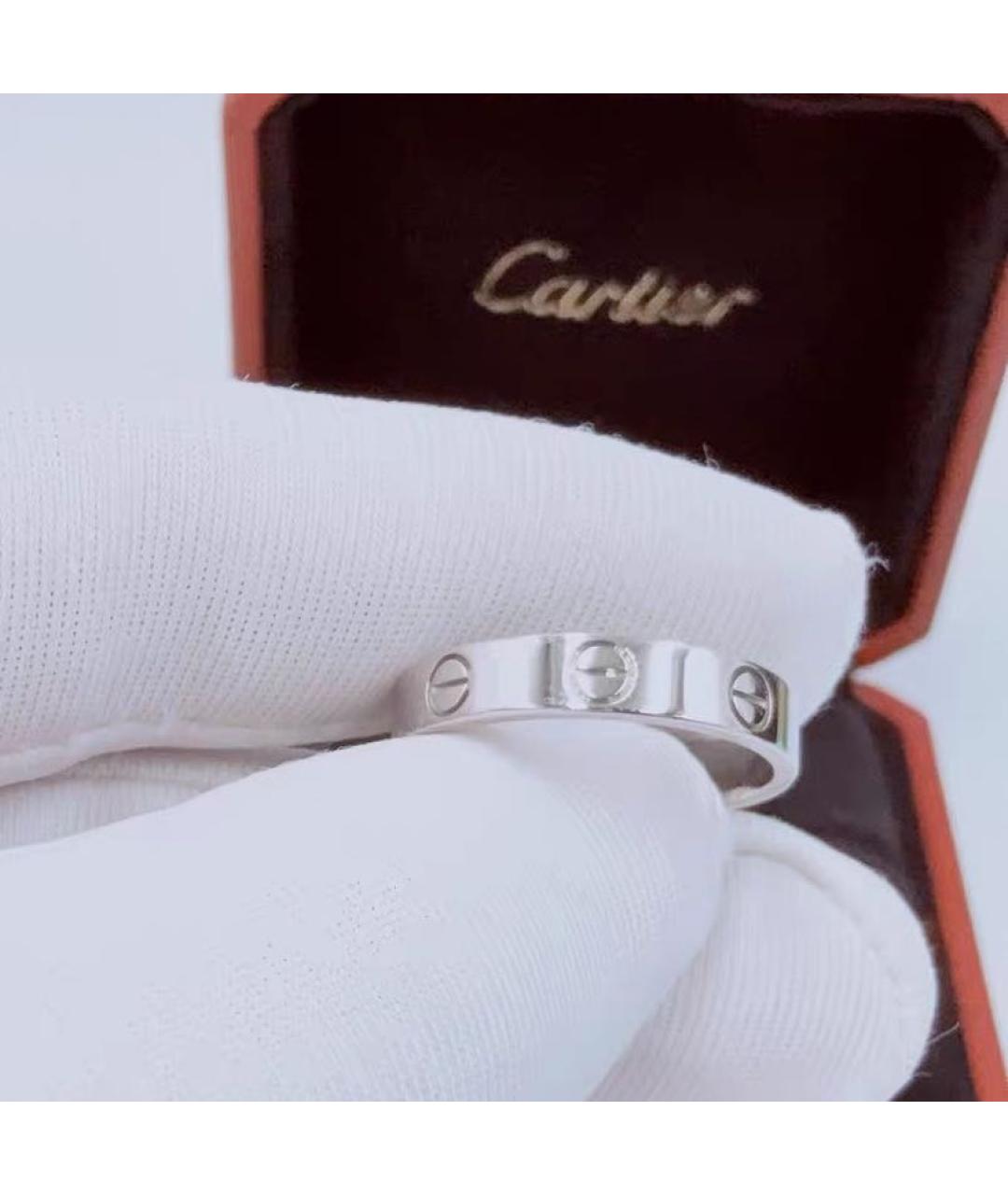 CARTIER Белое кольцо из белого золота, фото 3