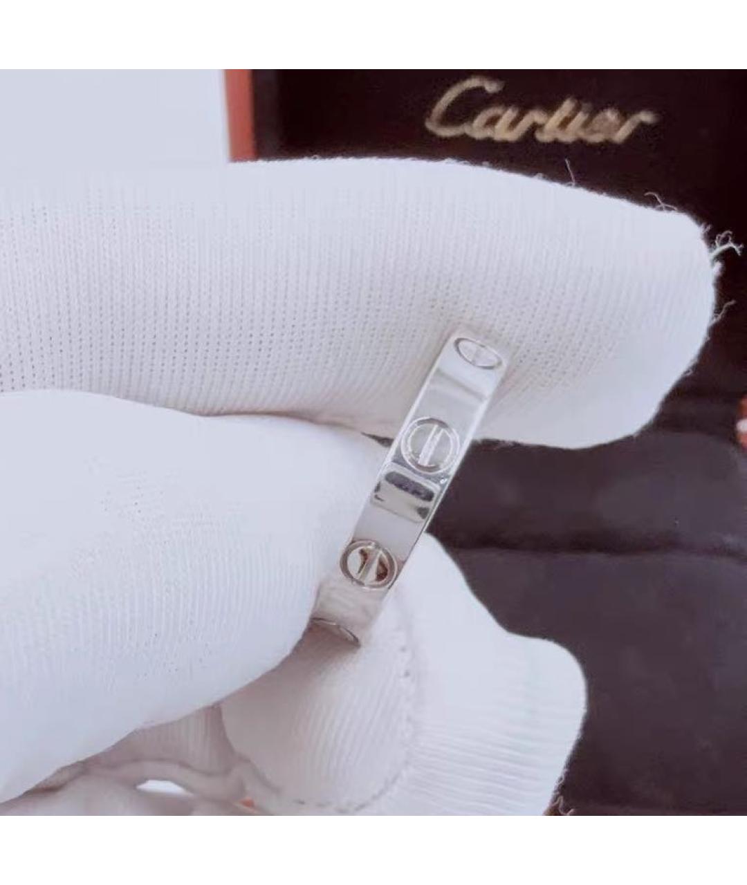 CARTIER Белое кольцо из белого золота, фото 4