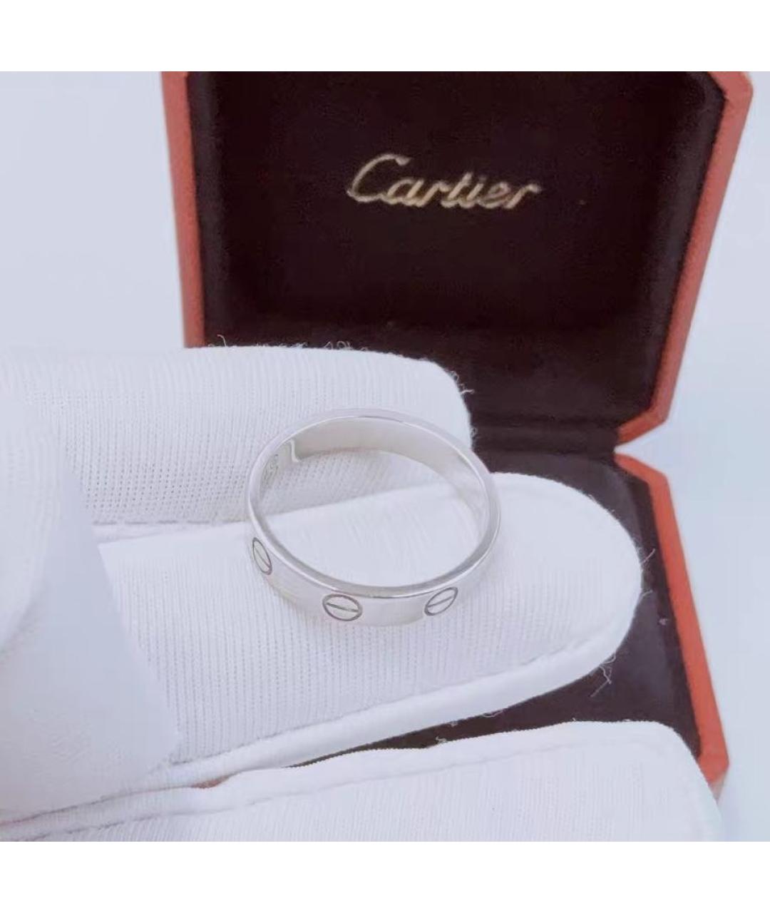 CARTIER Белое кольцо из белого золота, фото 5